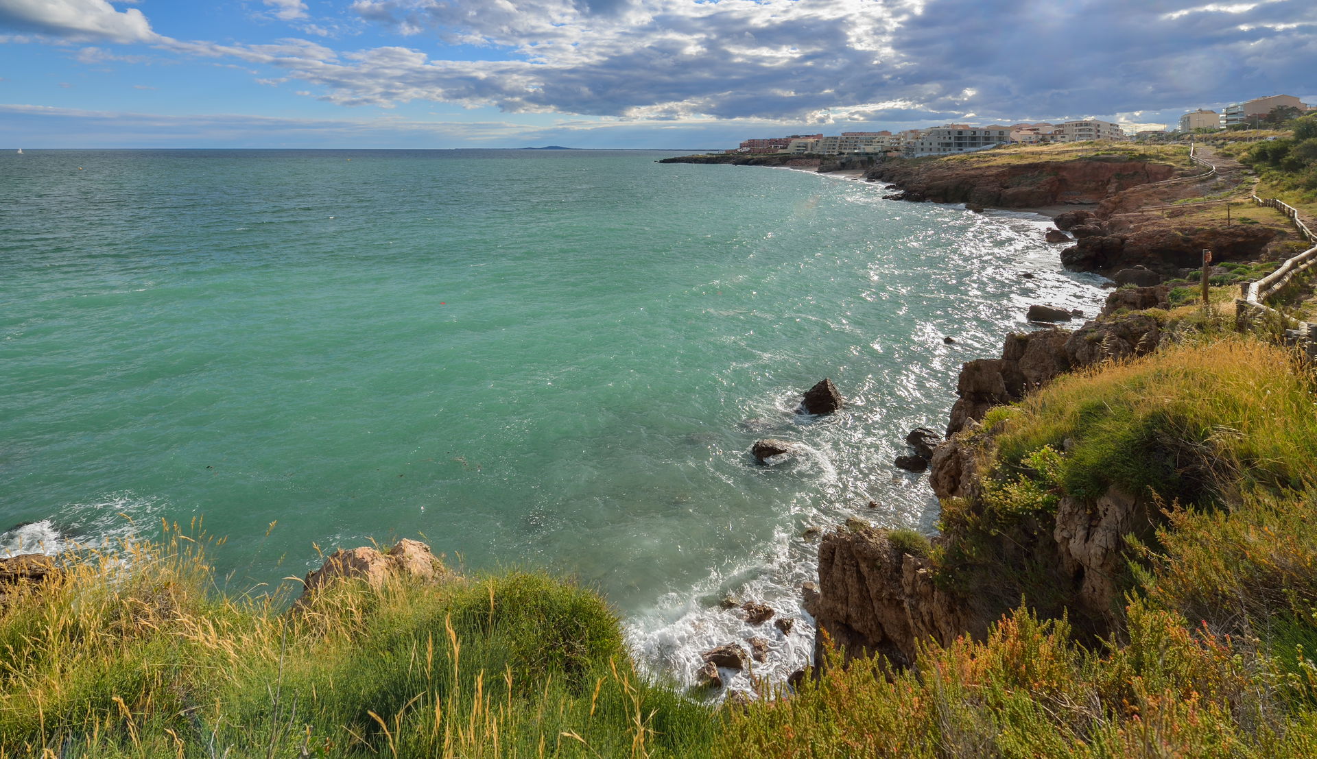 Crique de l'Anau, a cove at the neighbourhood of La Corniche, s…