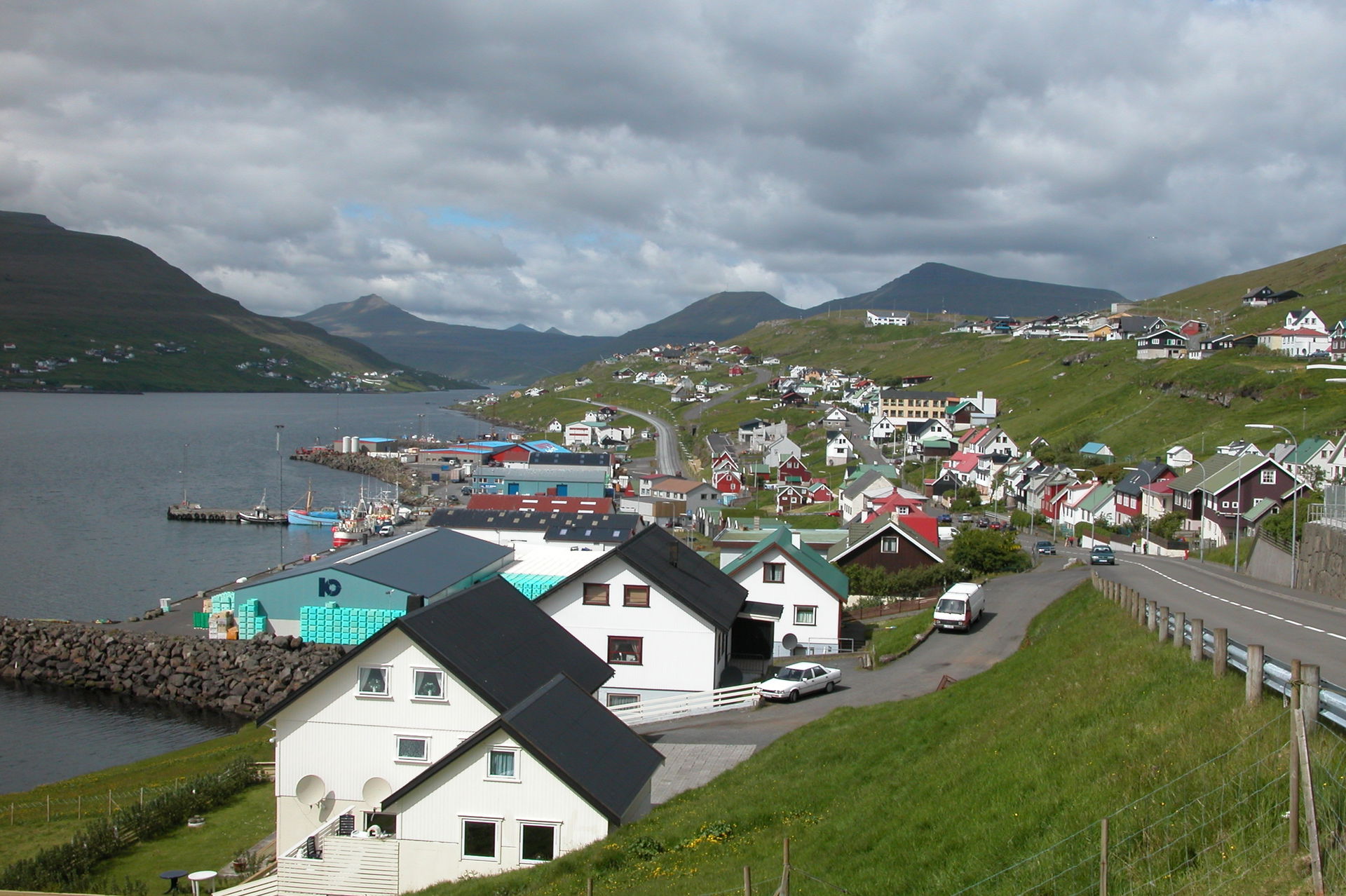 Toftir south of the Skálafjørður in Eysturoy, Faroe Islands