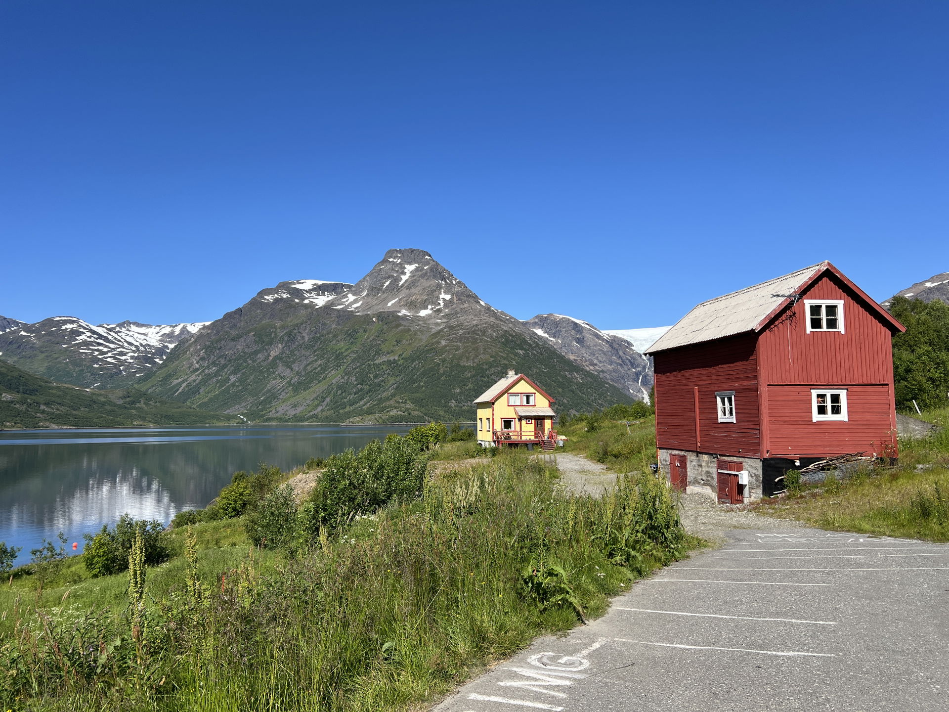Saltnes on Isfjorden in Kvænangen municipality, Troms, Norway