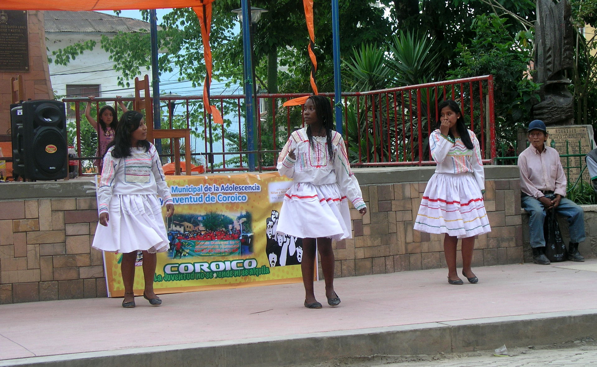 Fête de la jeunesse à Coroico, Bolivie.