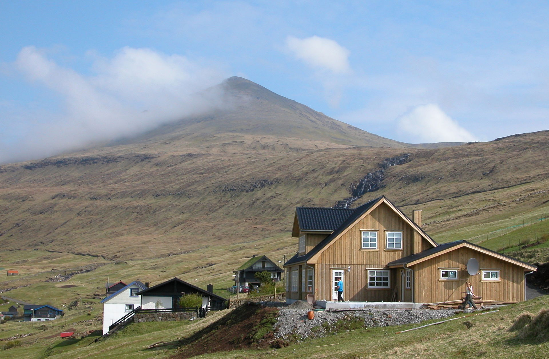 Sandavágur on Vágar, Faroe Islands.