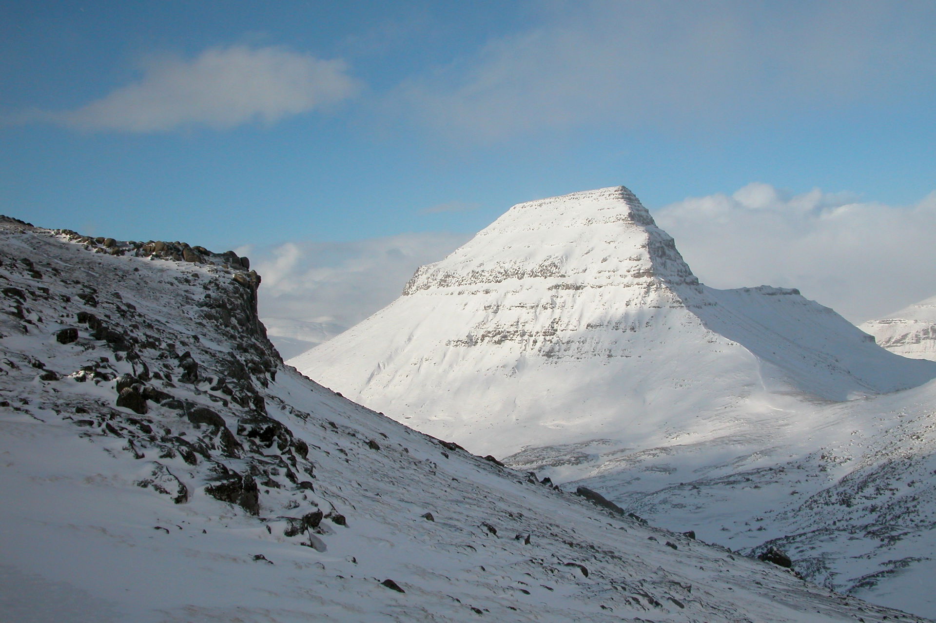 Mountain Sornfelli - 749 m. Streymoy, Faroe Islands