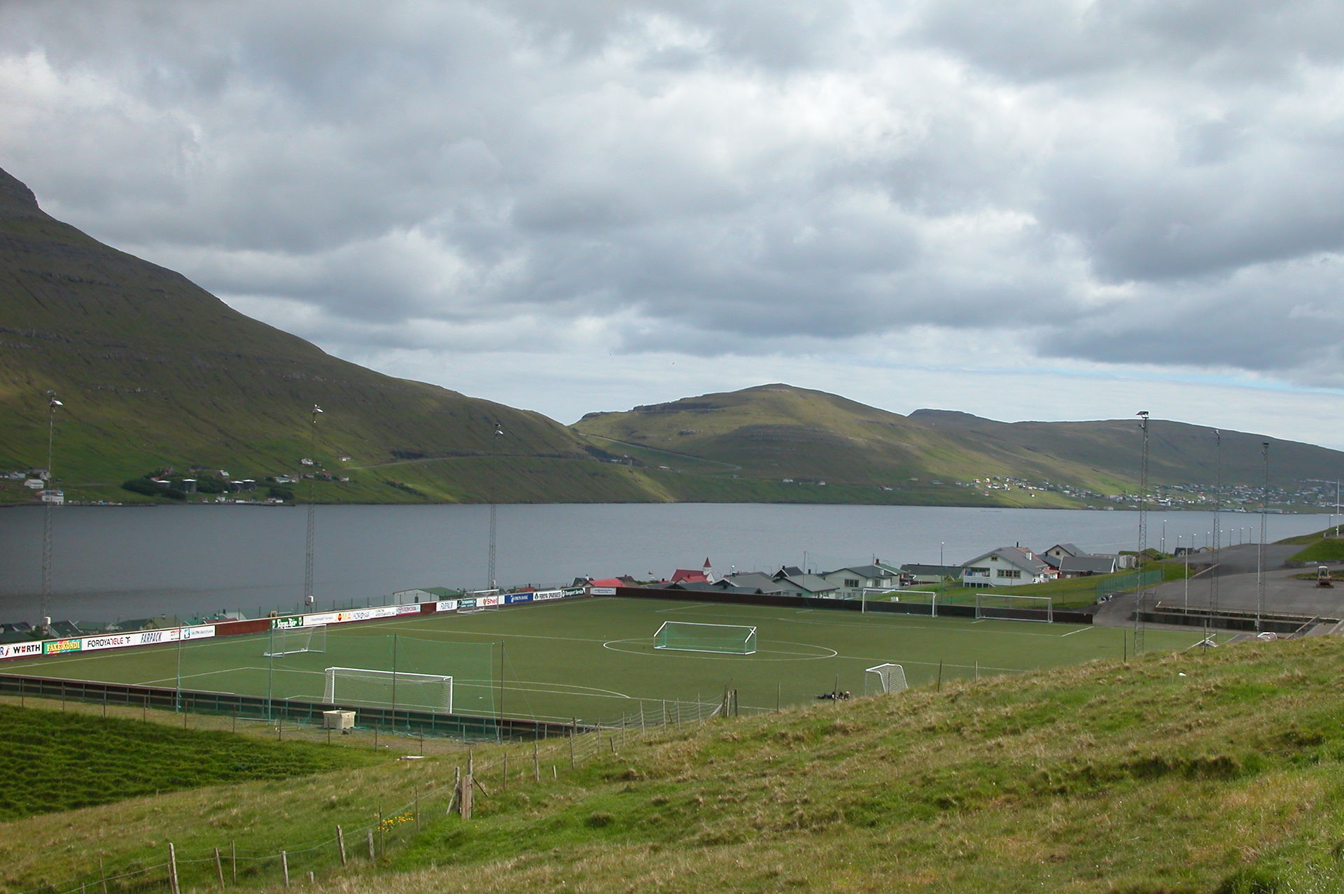 Football field of Skáli, Faroe Islands