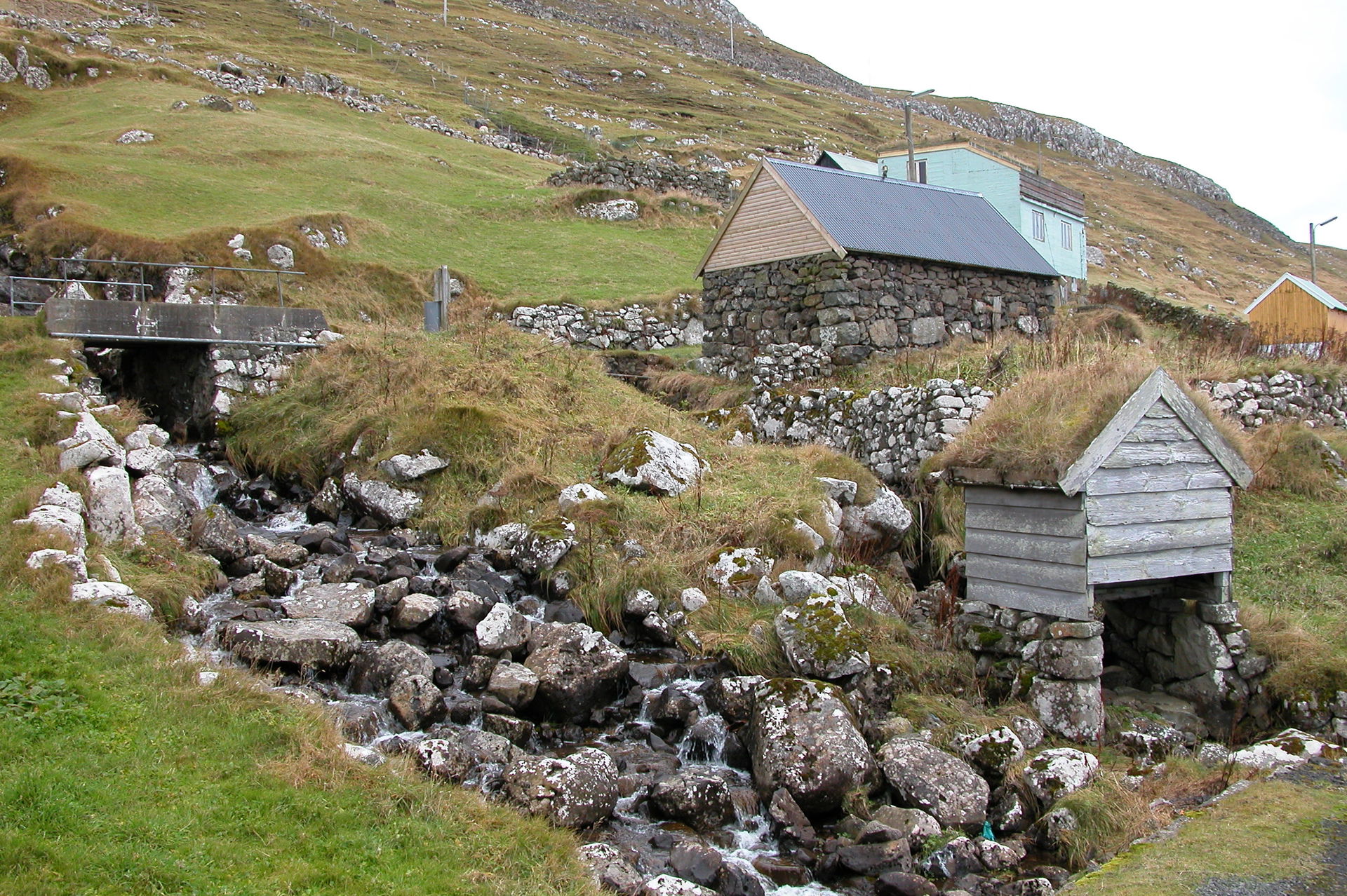 Skarvanes on Sandoy, Faroe Islands