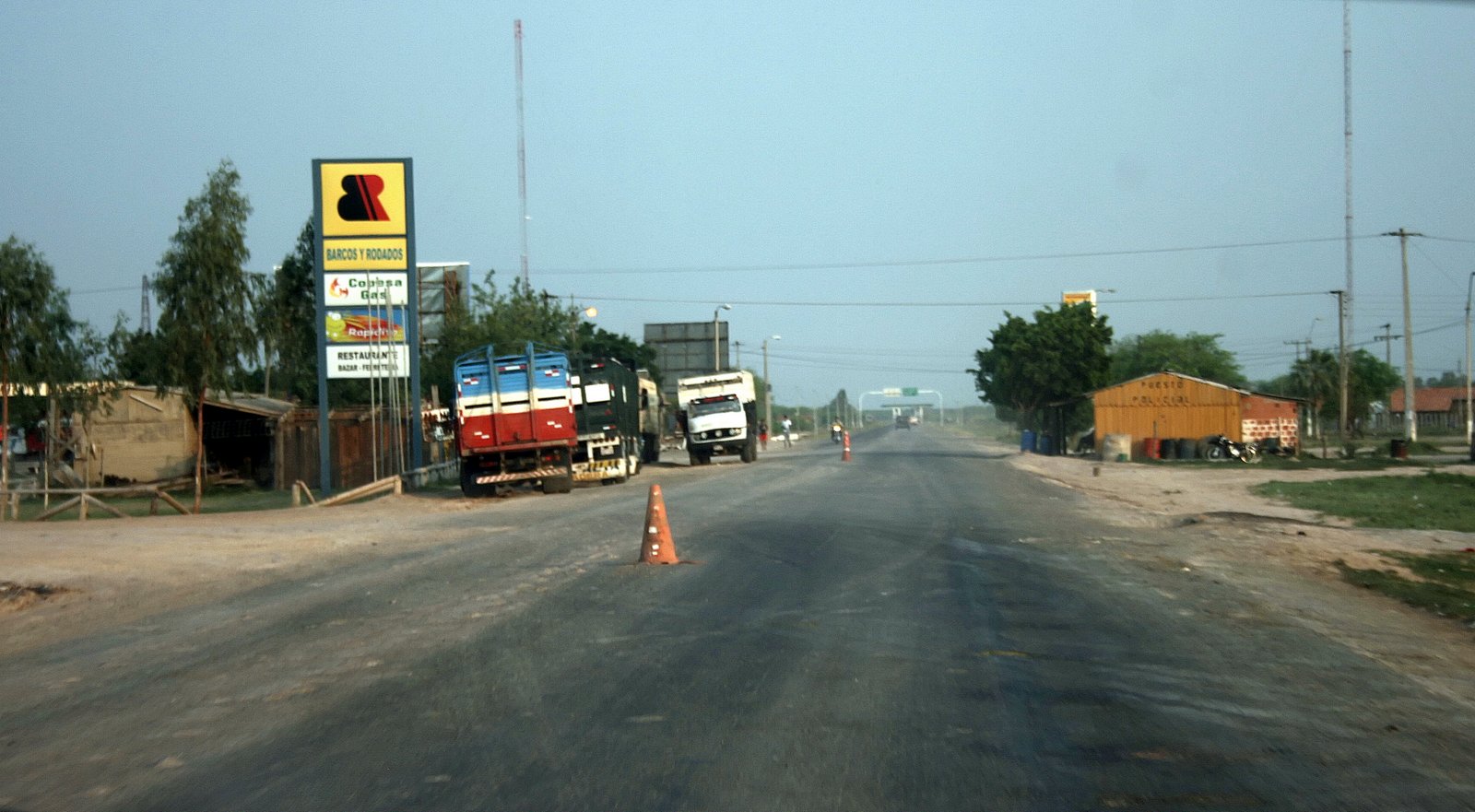 Transchaco highway at Pozo Colorado, Presidente Hayes Departmen…