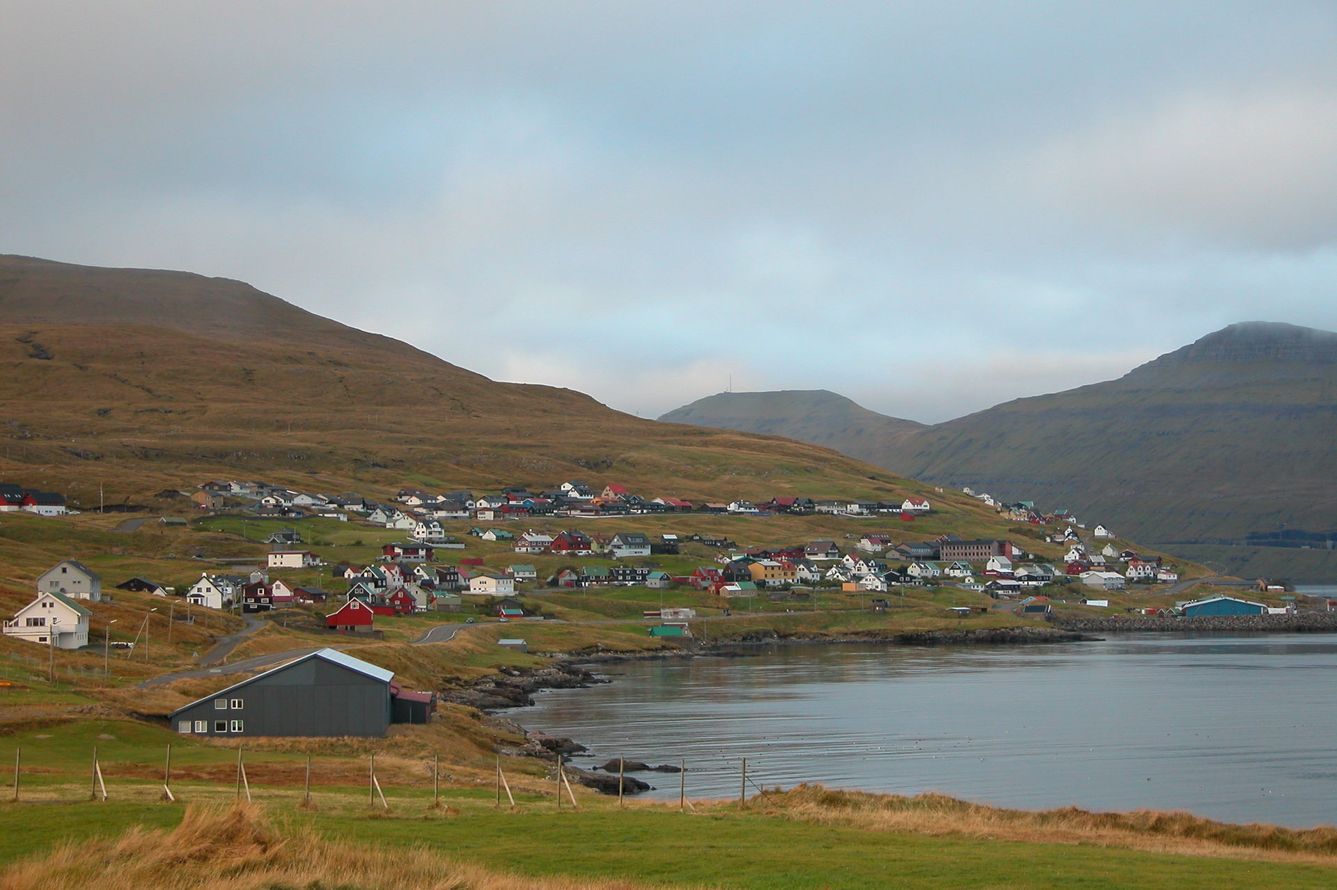 Strendur at the Skálafjørður, Eysturoy, Faroe Islands.