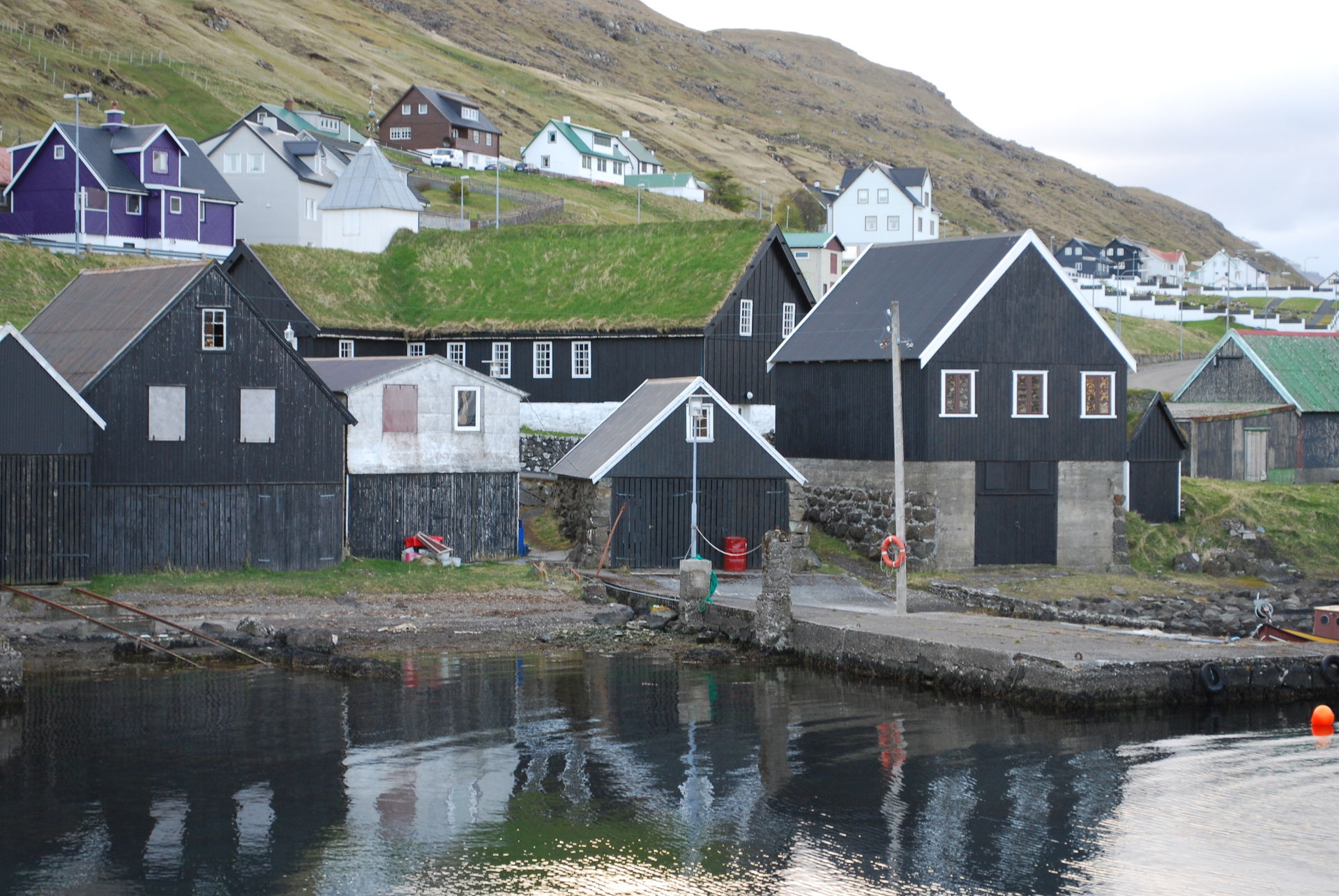Village Strendur, Eysturoy, Faroe Islands