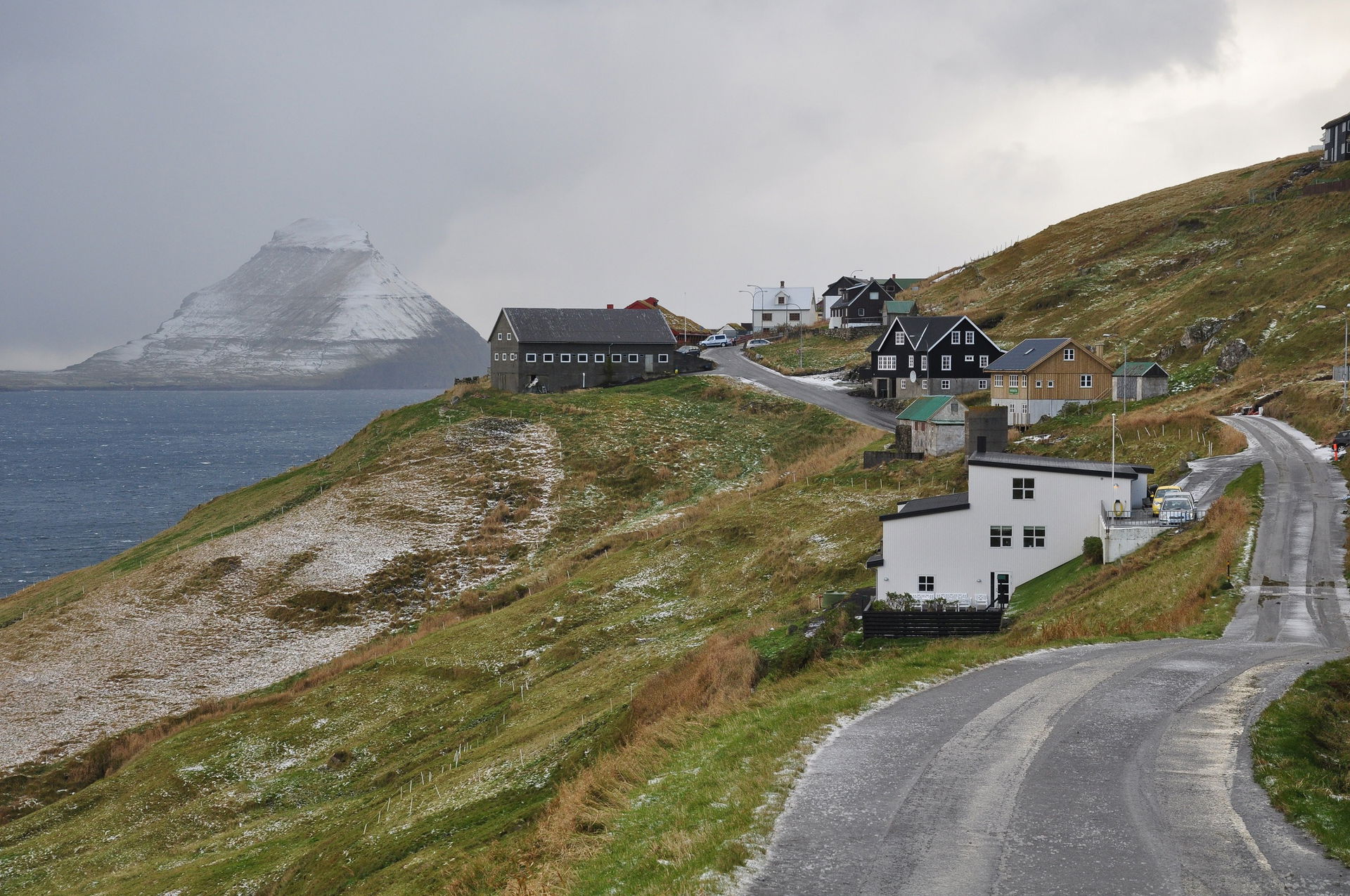 Norðuri á Heyggi, a street in Velbastaður, a village on Streymo…
