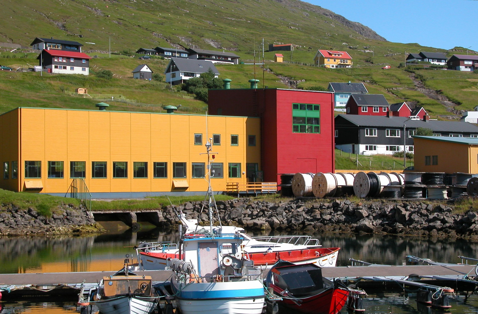 Power plant of Vestmanna on Streymoy, Faroe Islands