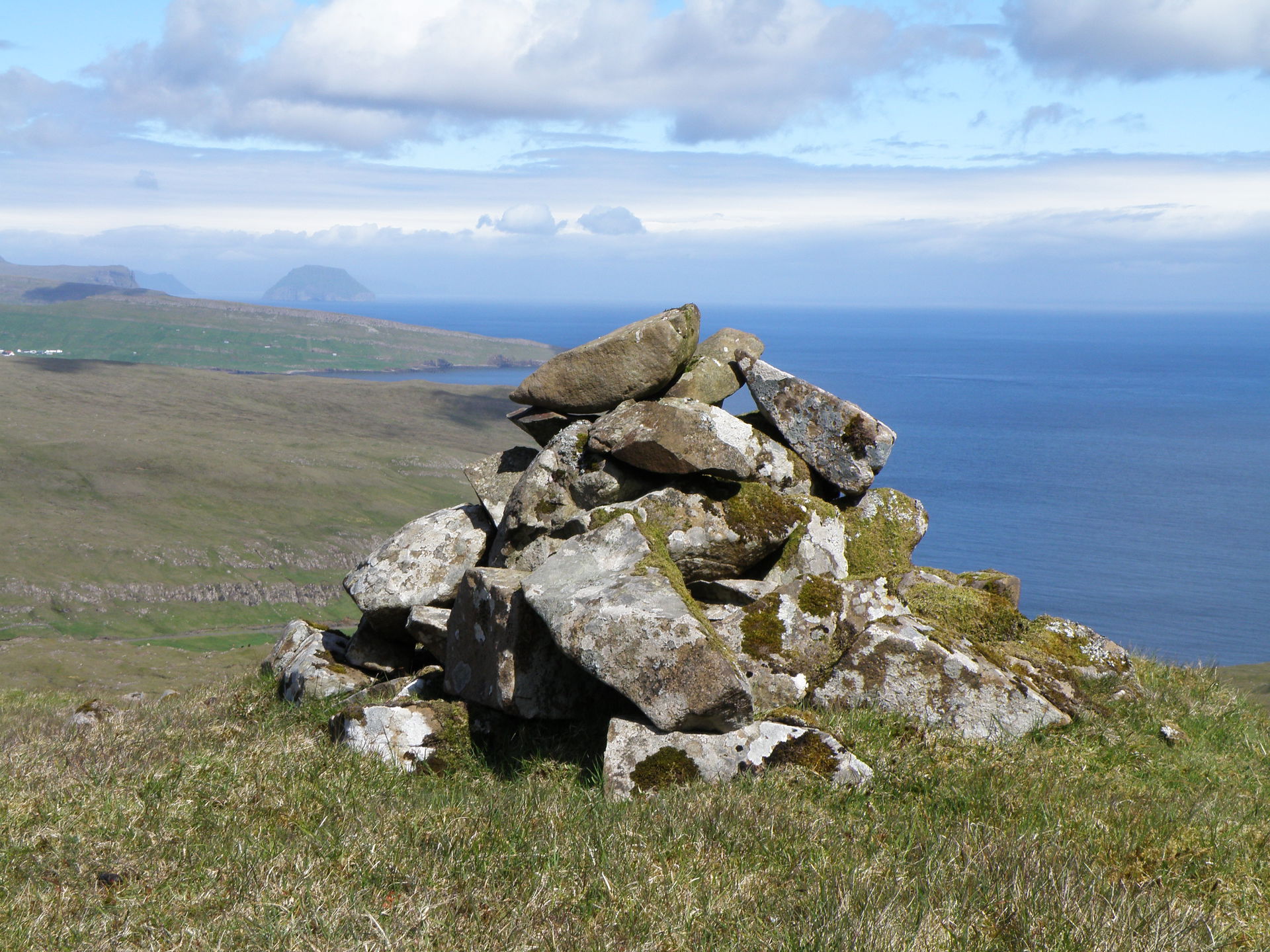 View from the mountain Spáafelli which is between Sumba and Vík…
