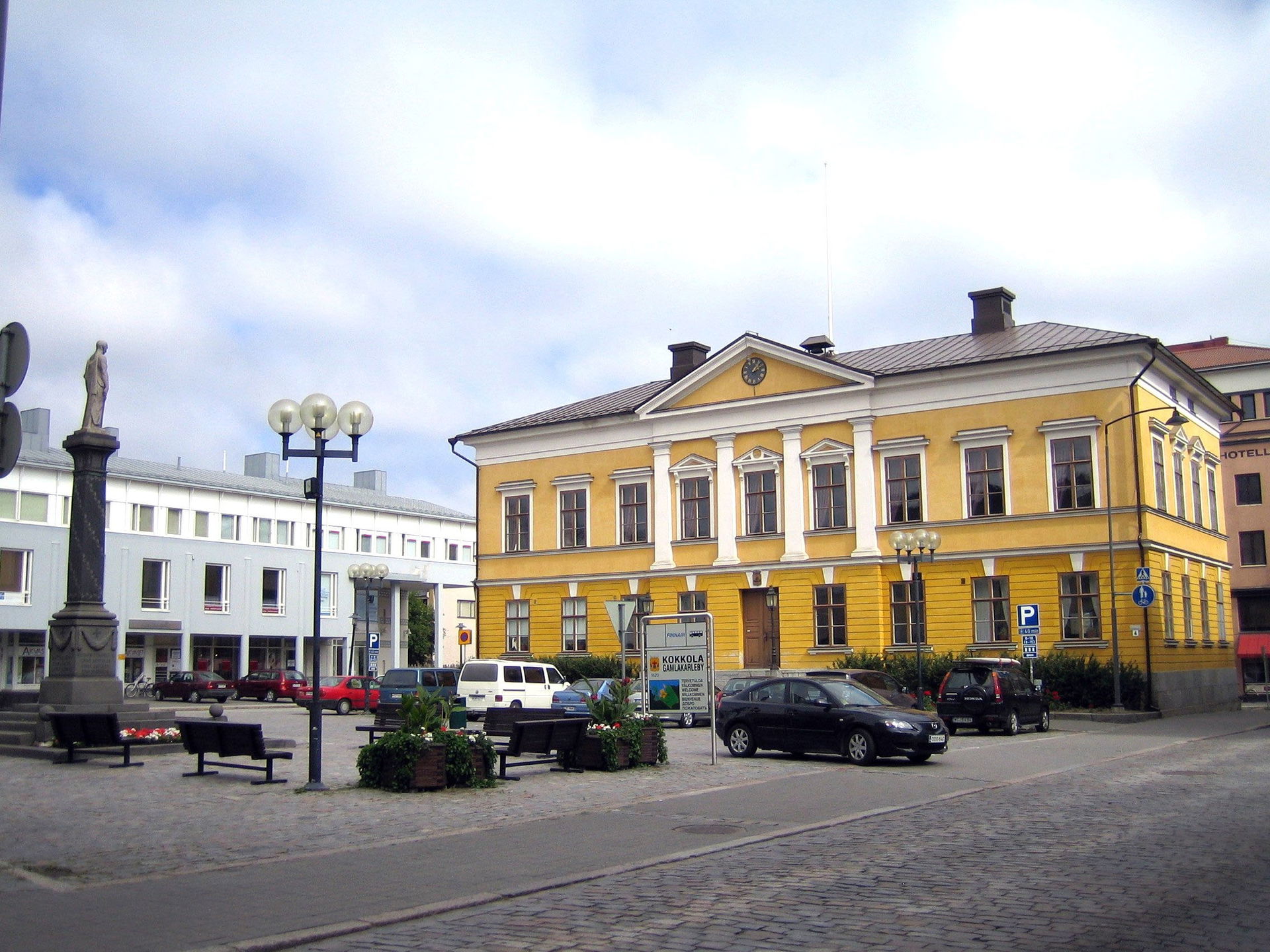 The old townhall of Kokkola, Finland. It was built in 1837 and …