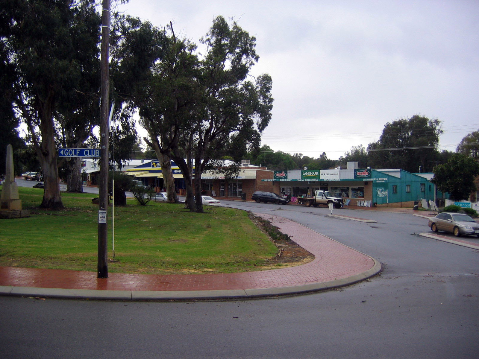 View of central Gingin in Western Australia.