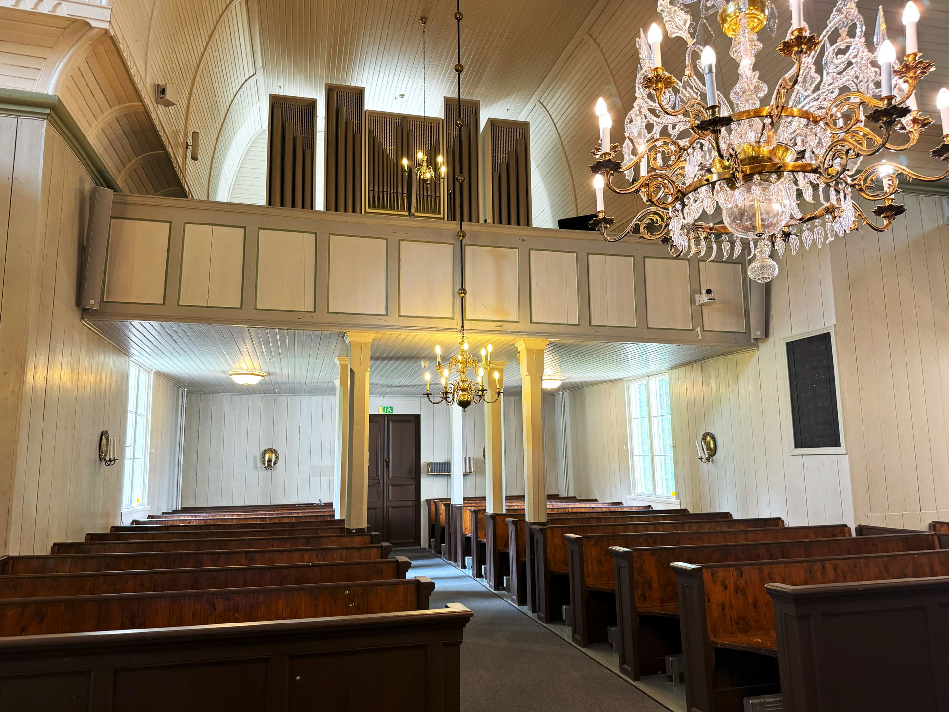 Interior of the Tuusula Church by the Lake of Tuusula, in Tuusu…
