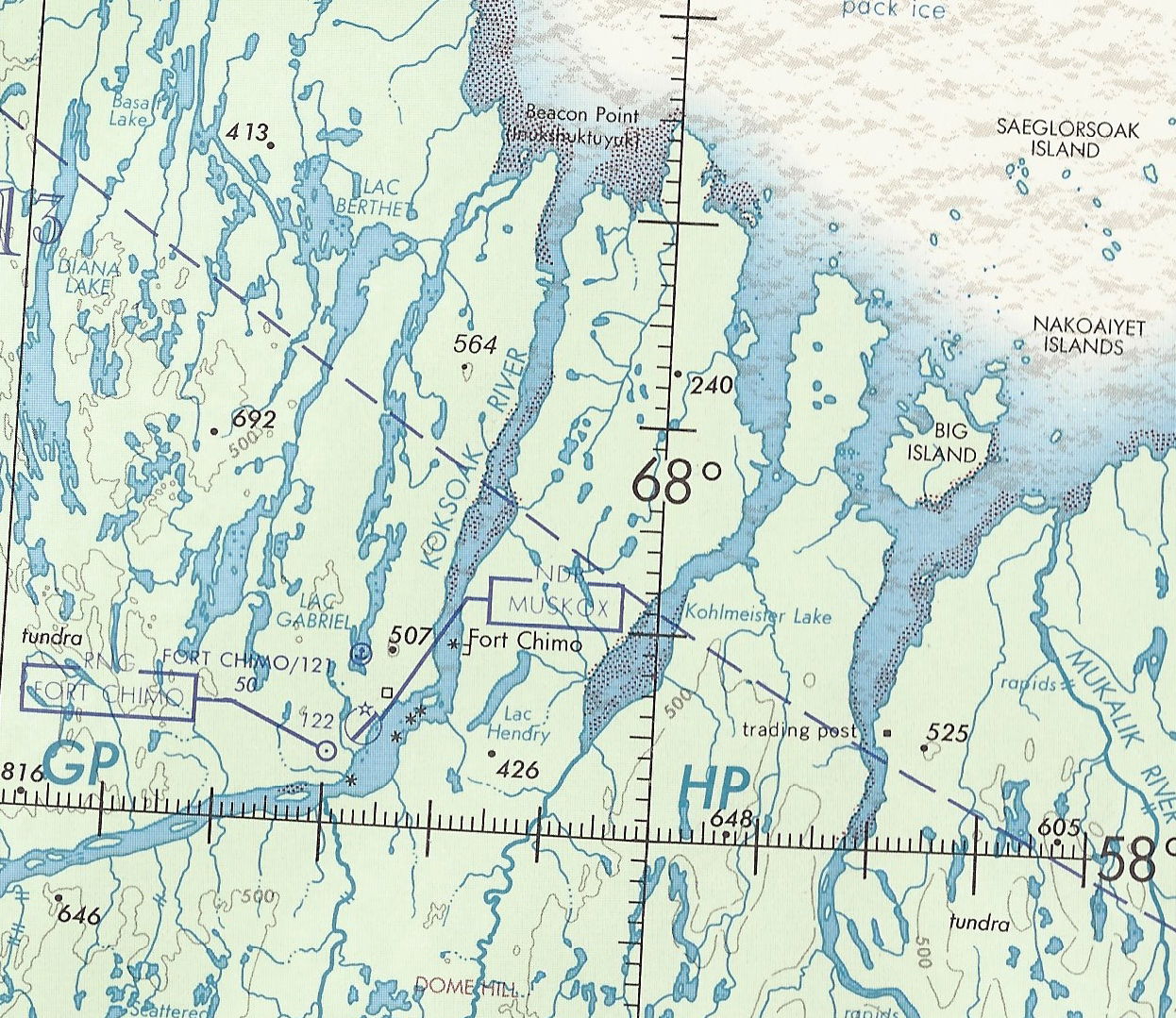 Section of U.S. Department of Defense Operational Navigation Ch…