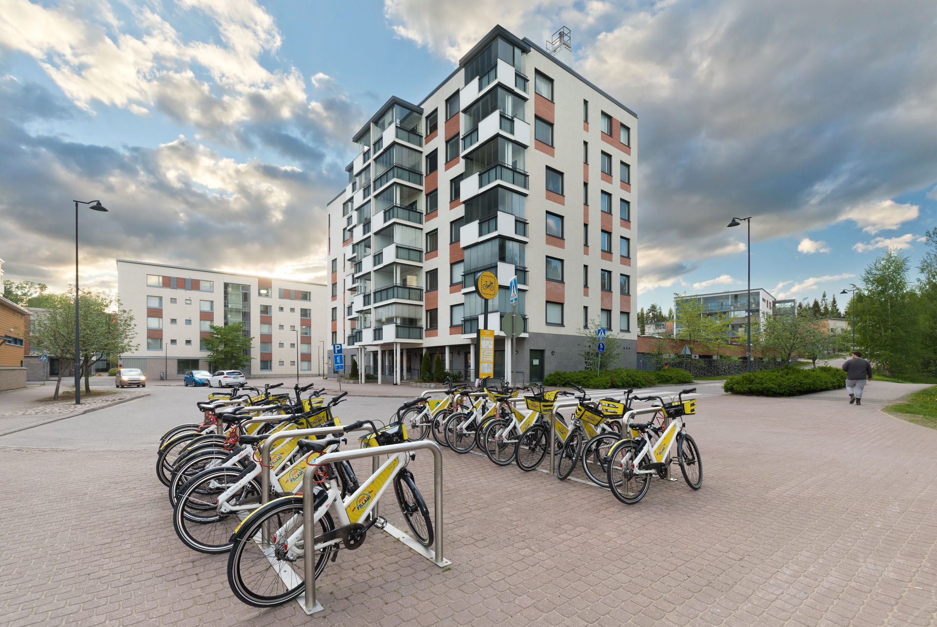 Alepa bicycles at Ulrikankuja in Asola, Vantaa, Finland in 2021…