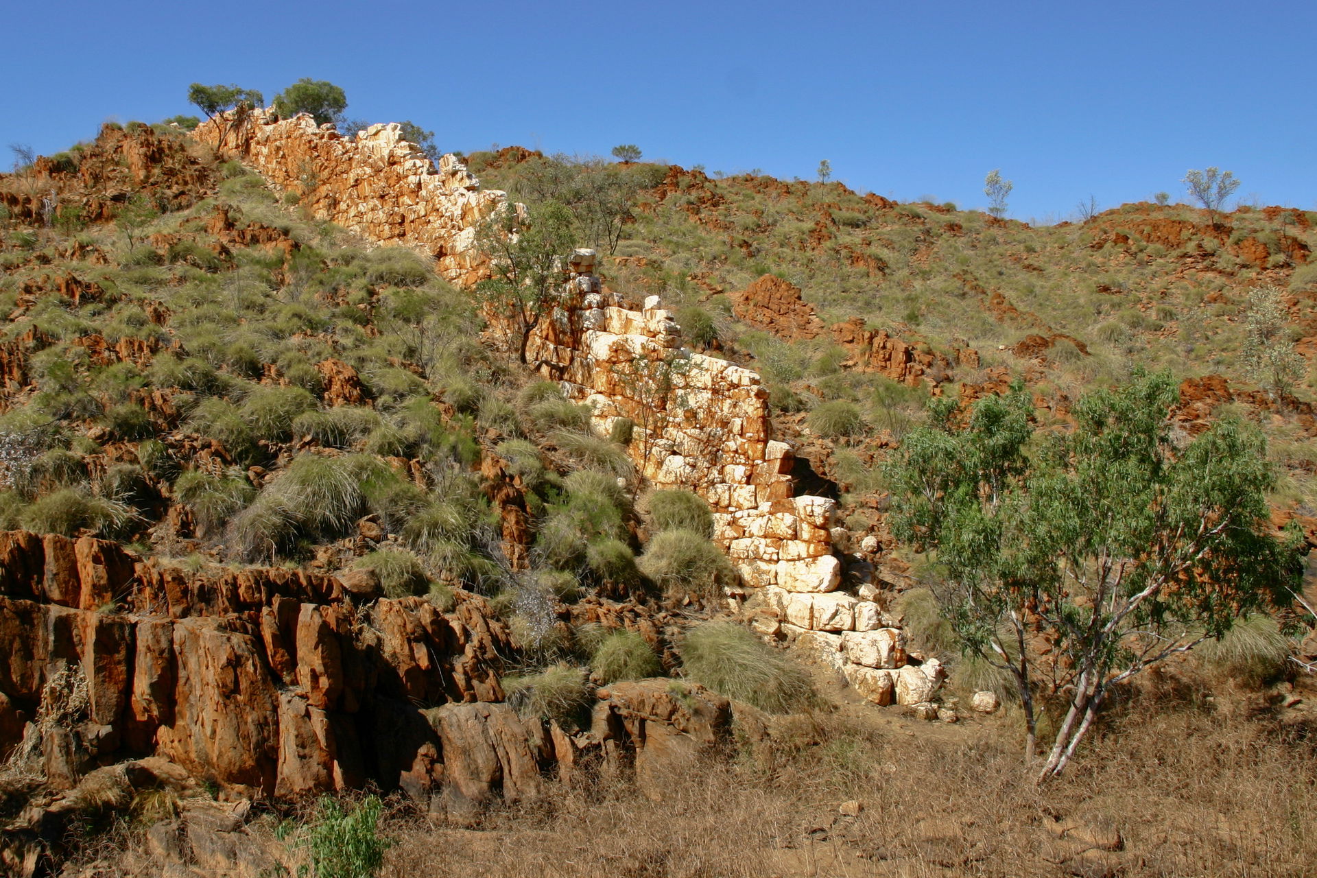 The so called »ChinaWall« near Halls Creek, Western Australia, …