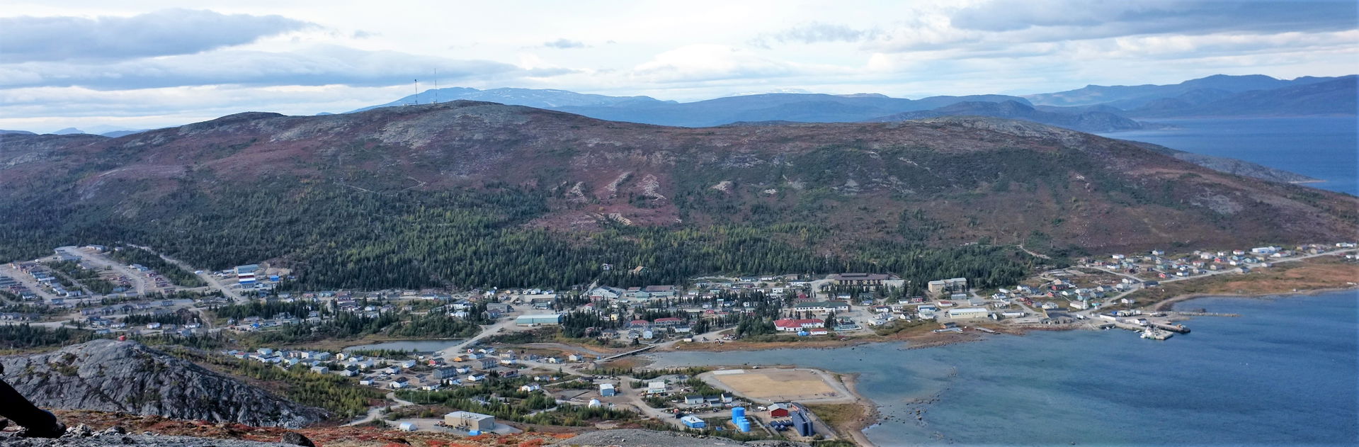 Nain, NL as viewed from Mt. Sophie taken on Sept 24, 2011 durin…