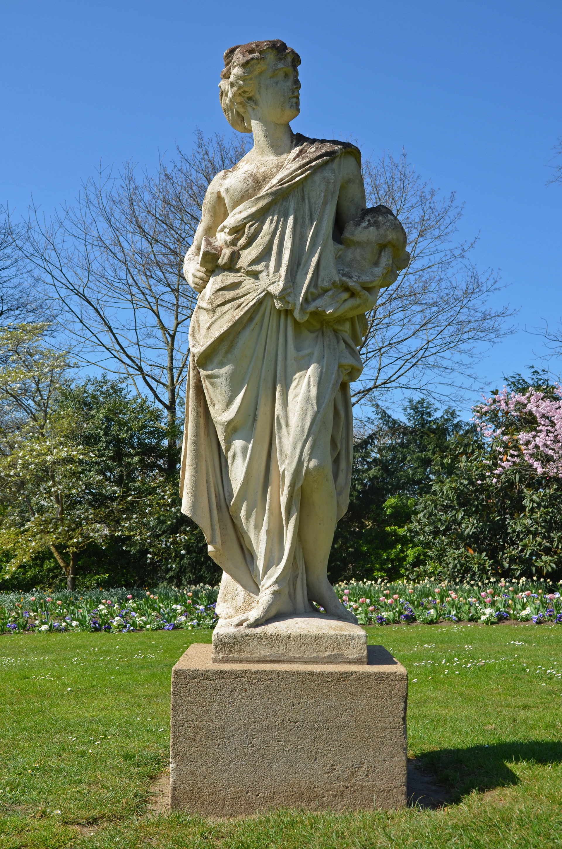 Sculpture by Vital - Dubray (1813 - 1892) in Procé park - Nantes