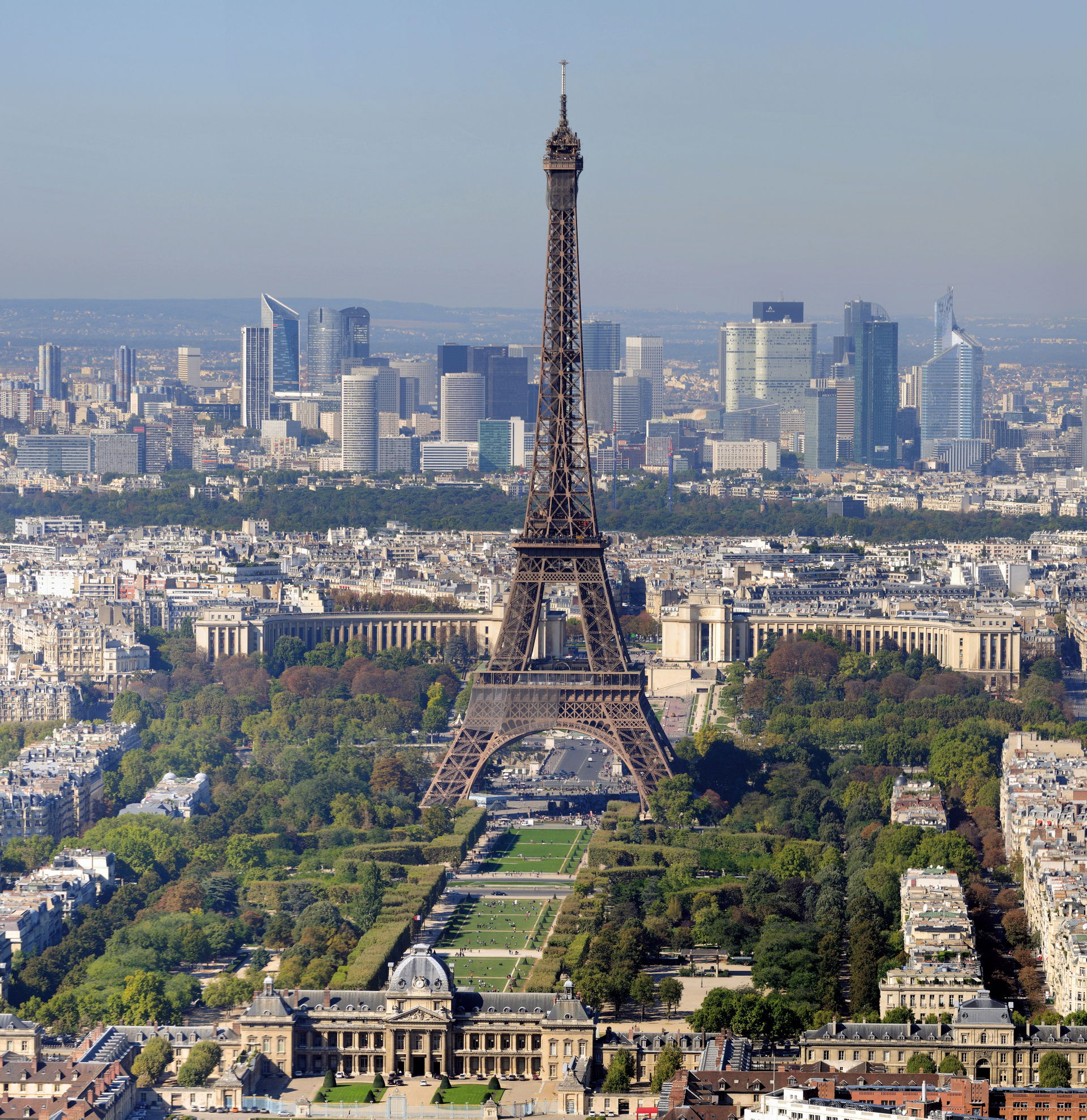 Paris: The Eiffel Tower and the Champ de Mars; with the La Défe…