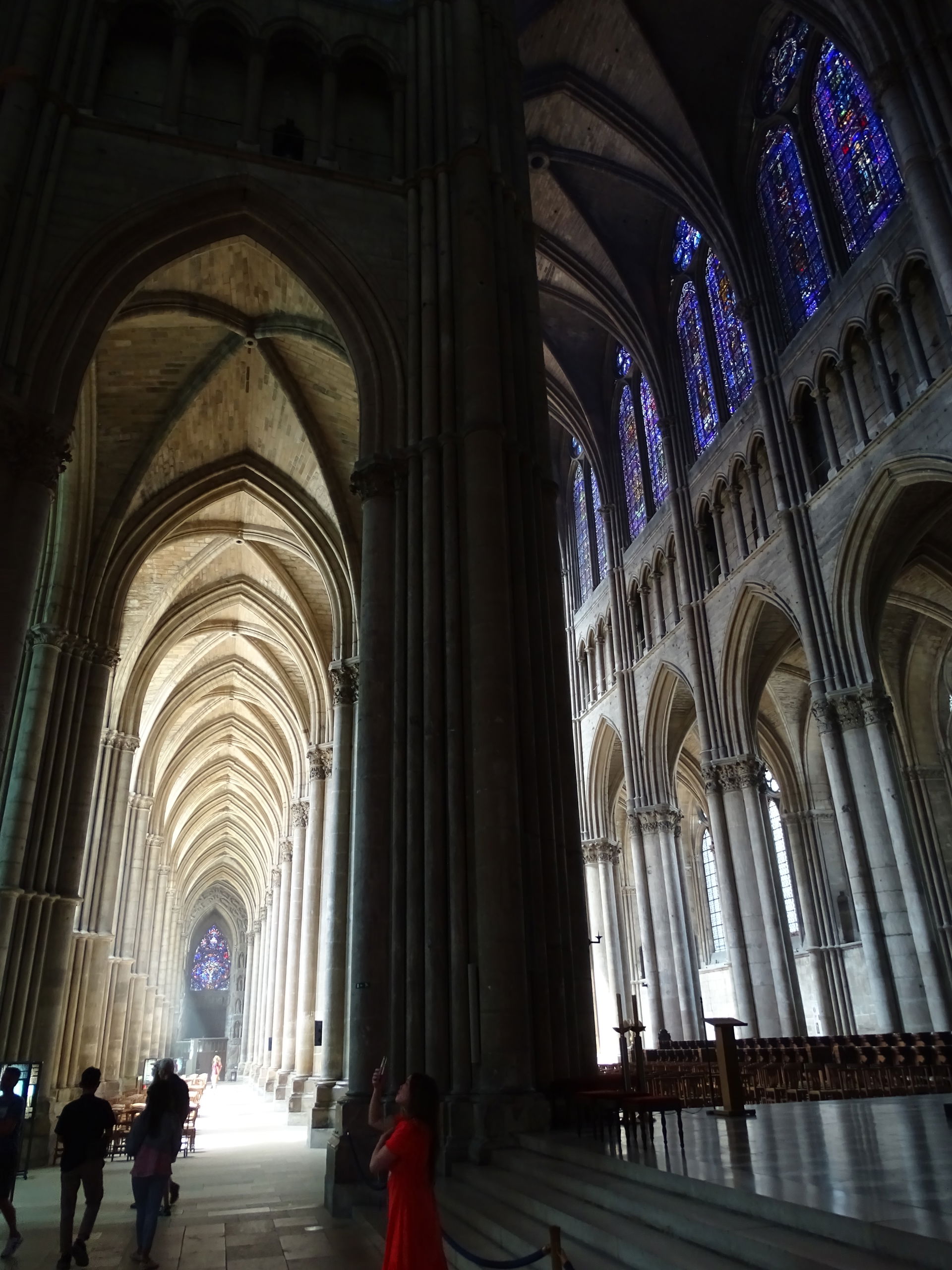 Reims Cathedral - Reims - Champagne - France - interior June 20…
