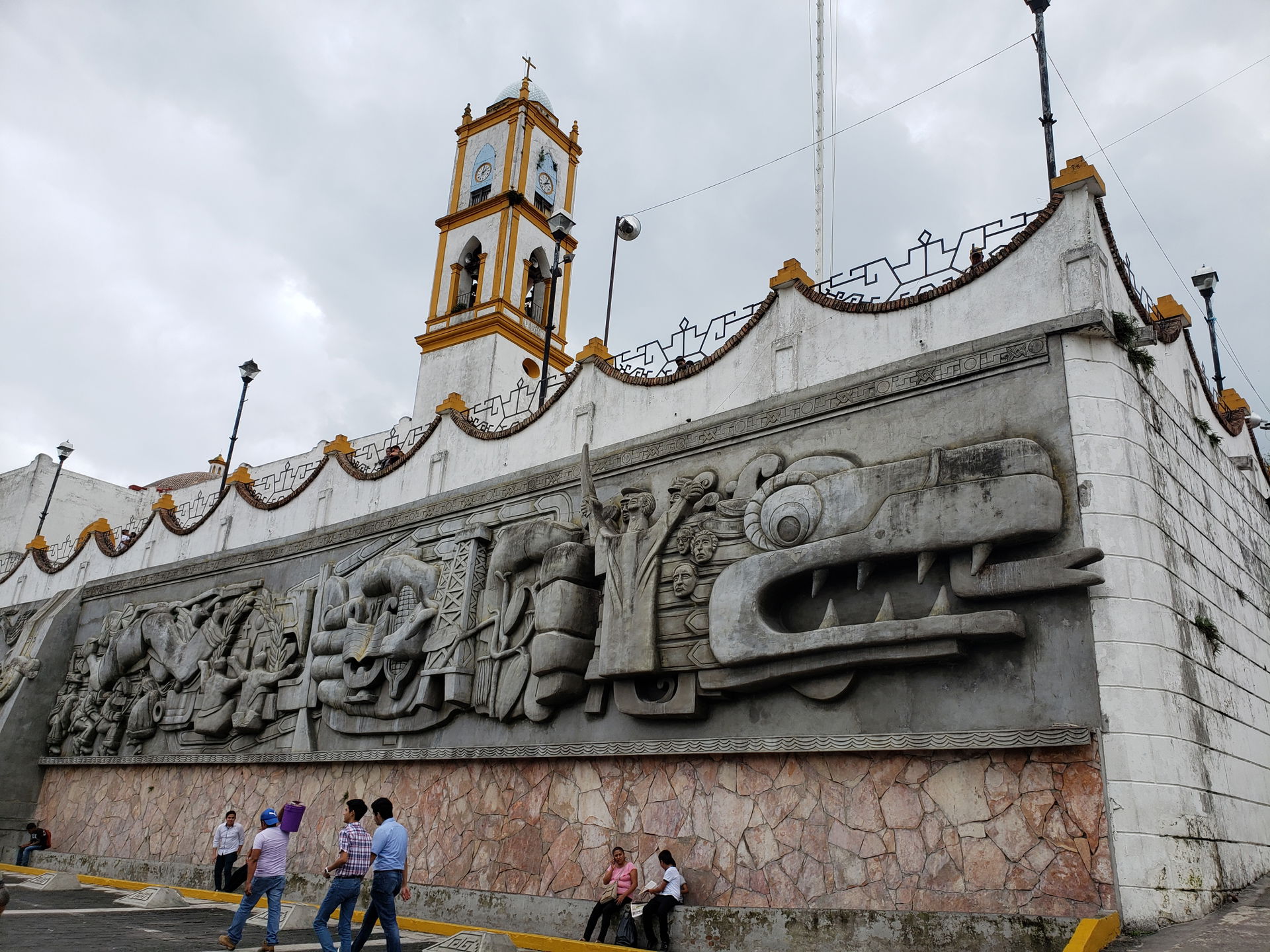 Facade of the Parish of Our Lady of Asunción in Papantla de Ola…