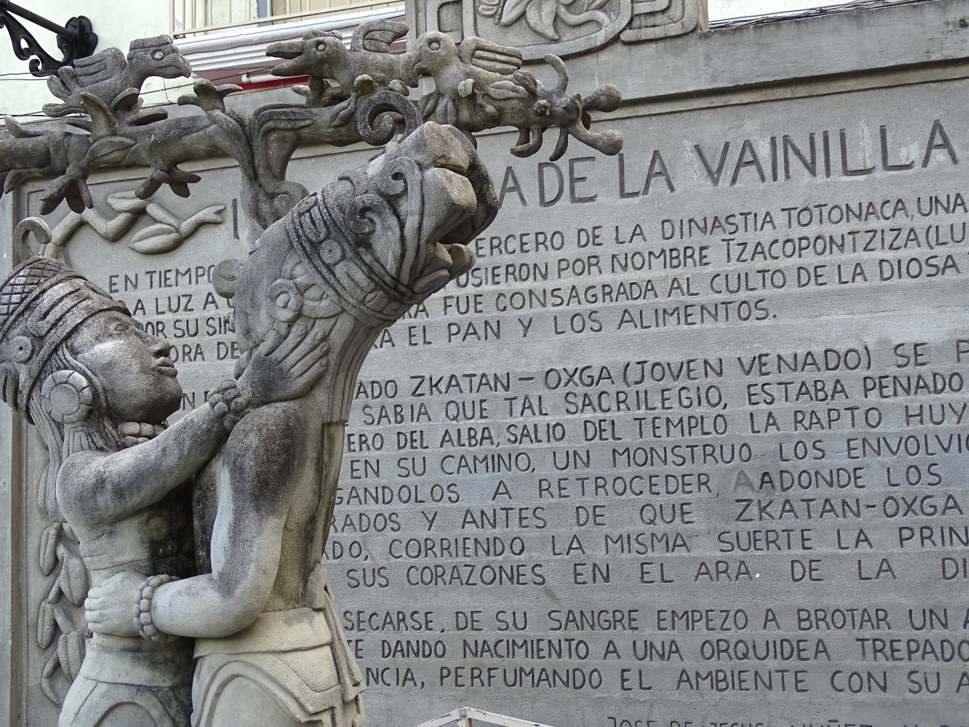 Monument to Vanilla - Zocalo - Papantla - Veracruz - Mexico