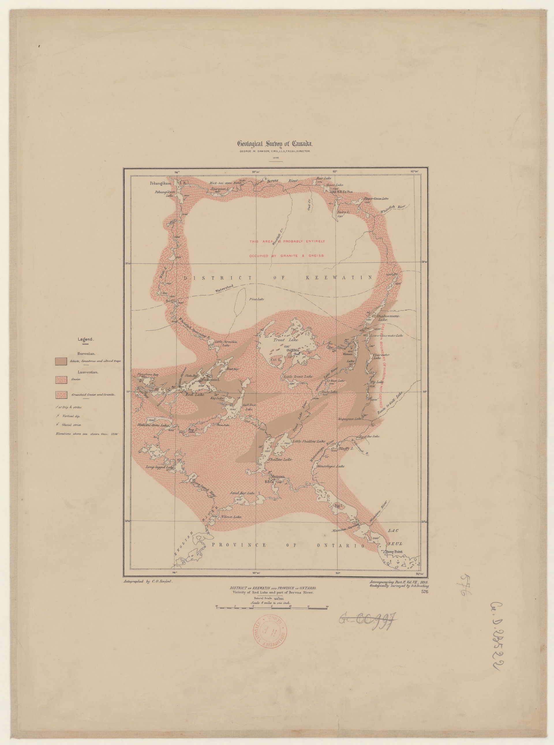Sujet : Géologie
Ontario, Province de l' -- Nord-Ouest
Couvertu…