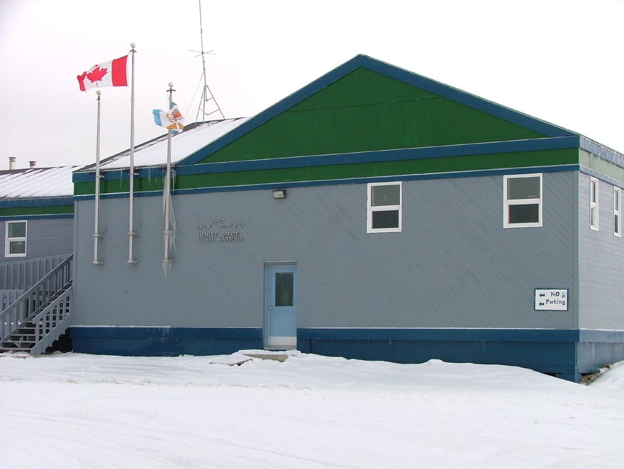 The Hamlet Office in Coral Harbour, Nunavut, Canada