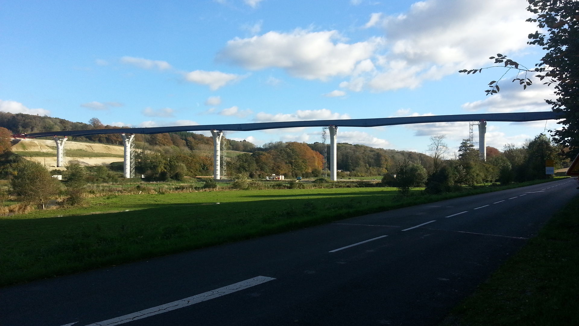 Le viaduc de la Scie en novembre 2013