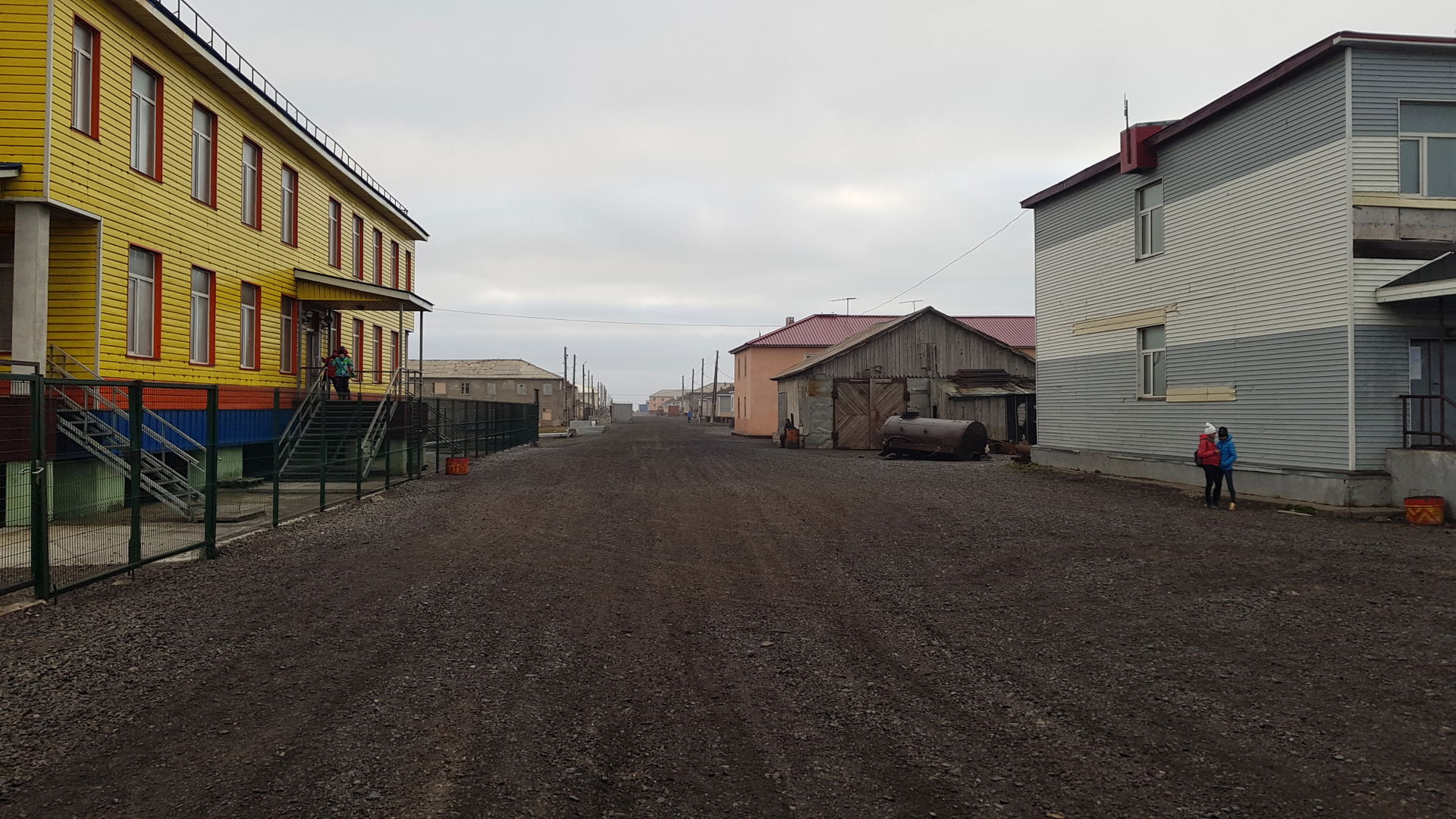 Uelen streets, August 2018