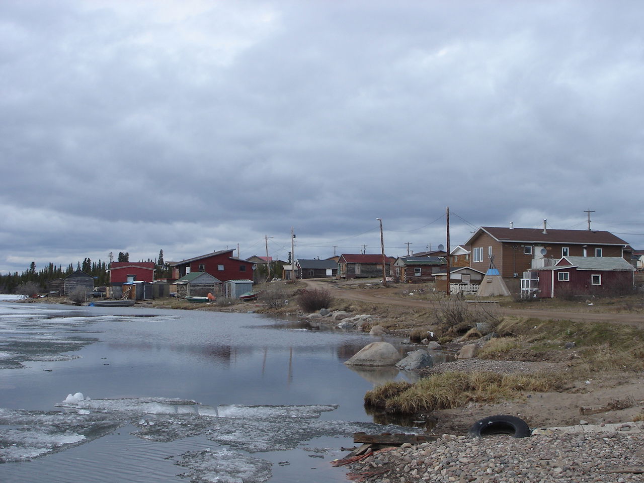 View of Deline in May