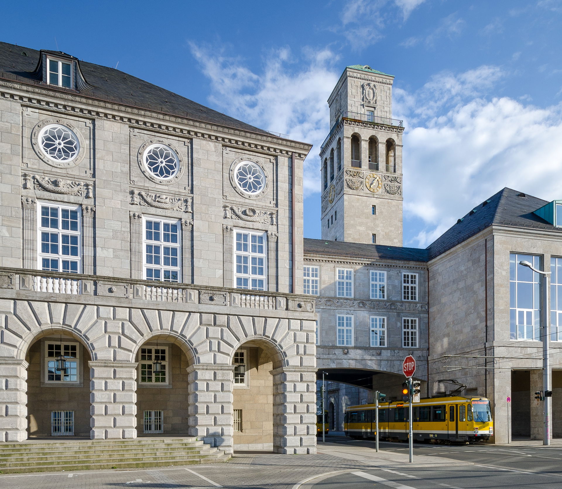Townhall of Mülheim an der Ruhr, north side, photographed from …