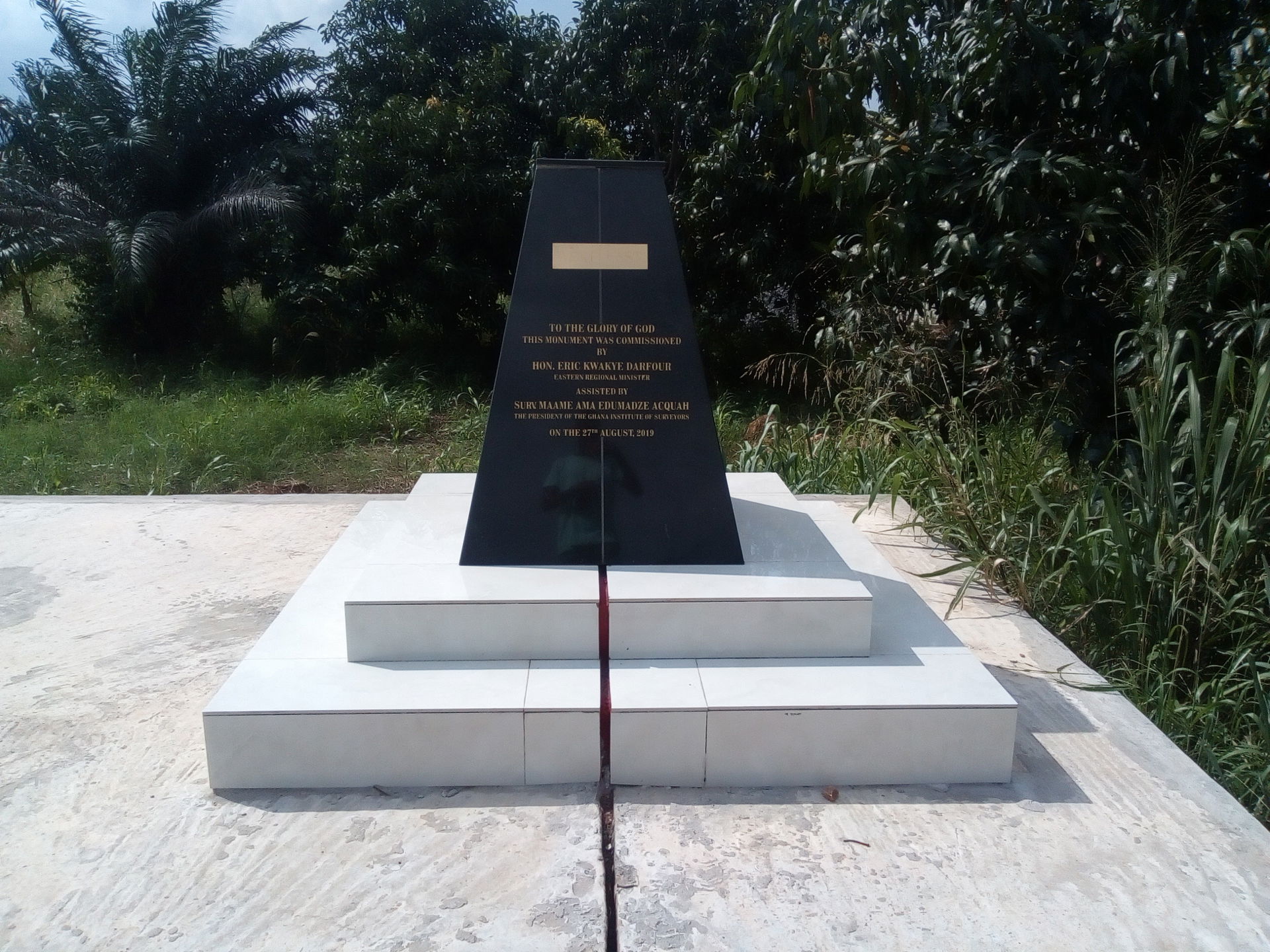 Prime Meridian Line, Longitude 0 through Somanya Ghana