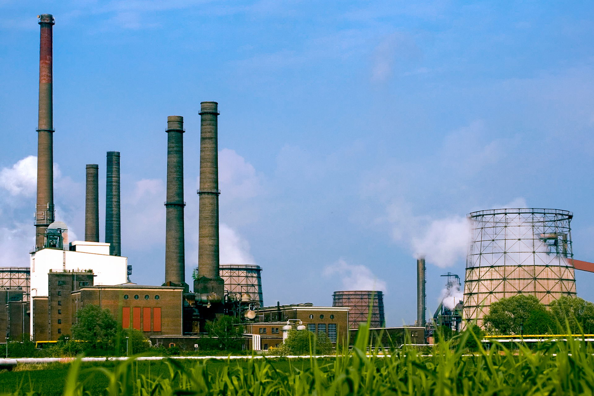 The steel factory in Salzgitter, Germany