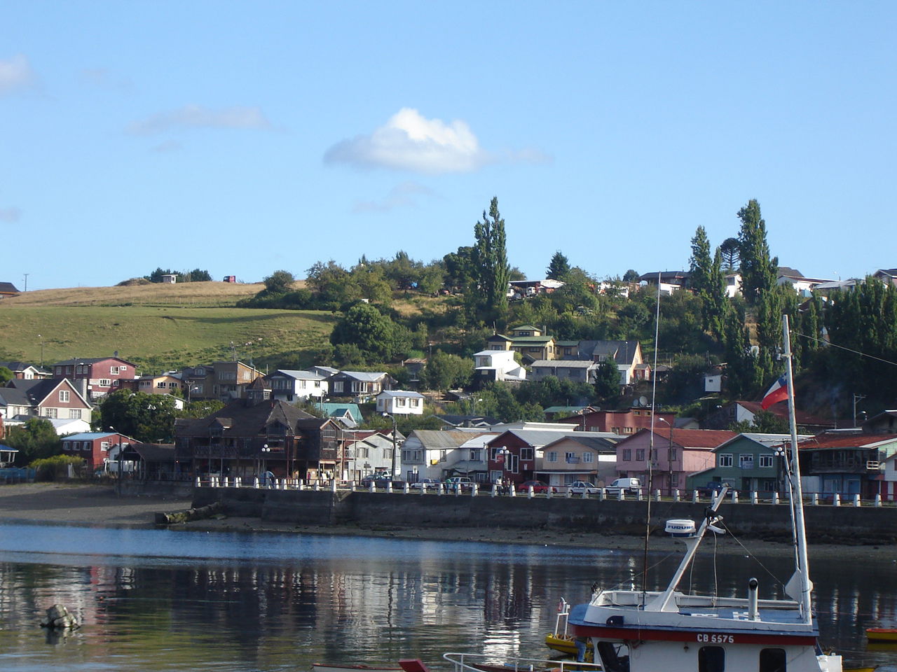 Chonchi desde el puerto