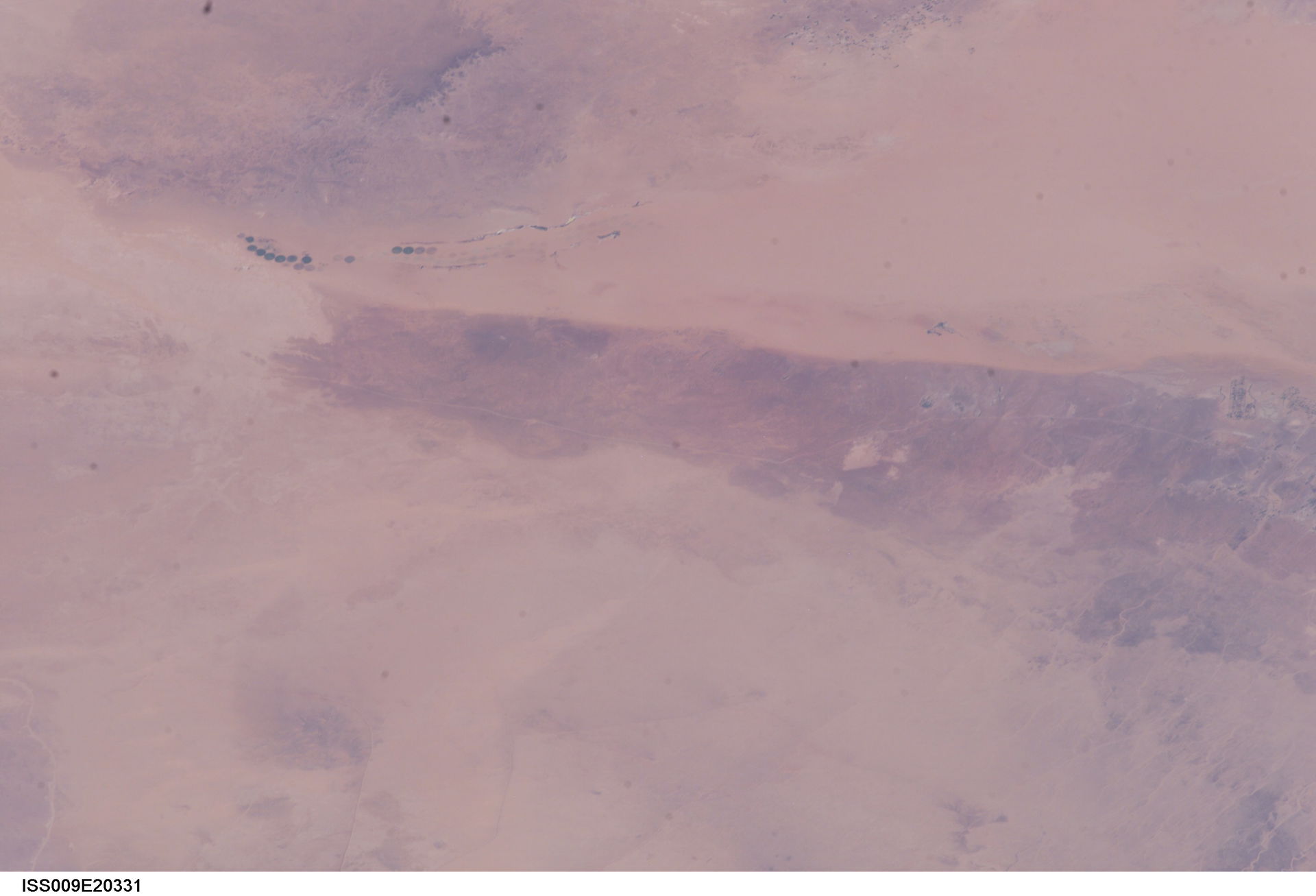 View of Libya taken during ISS Expedition 9.