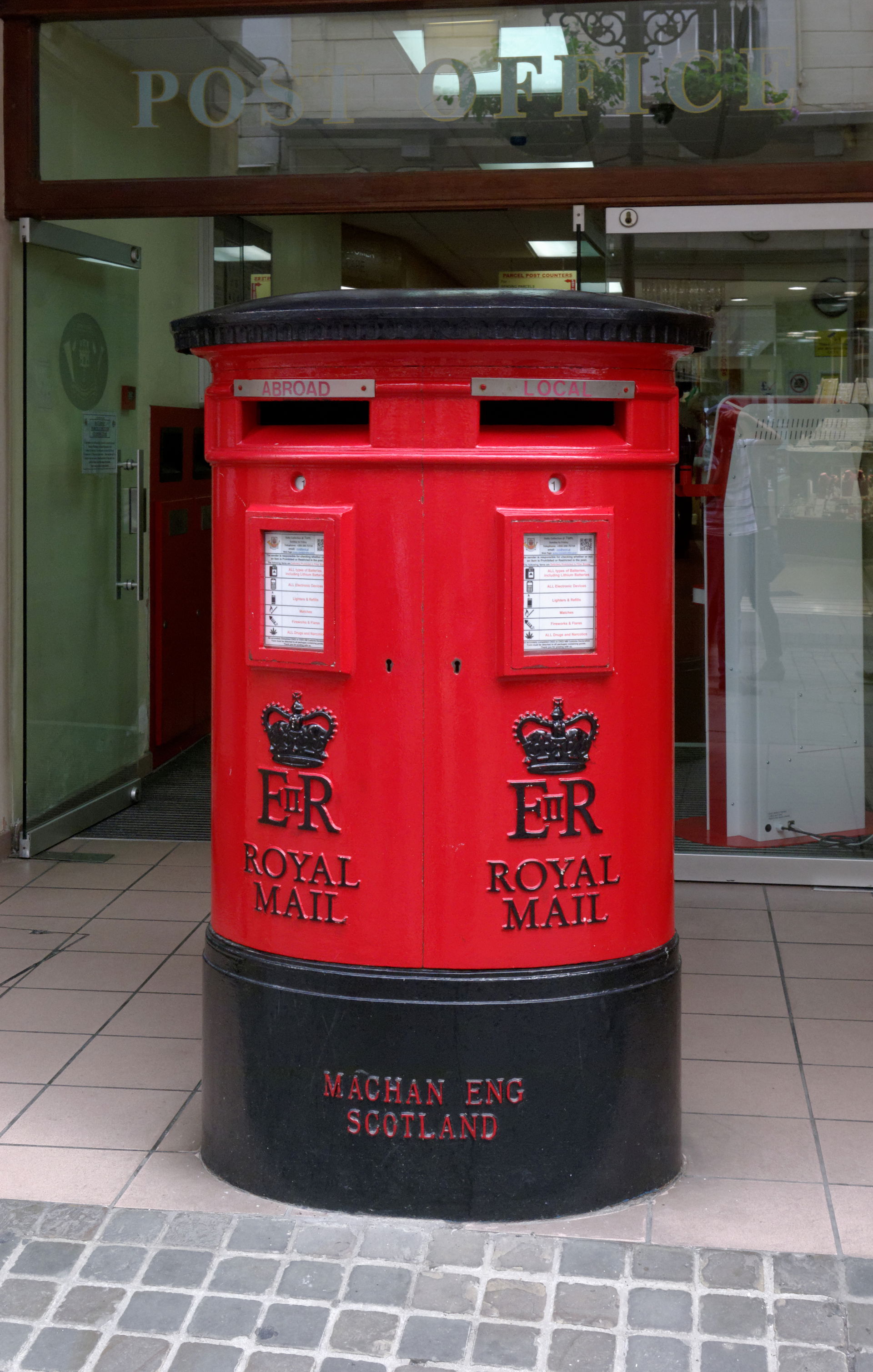 Gibraltar, Main Street, Post box