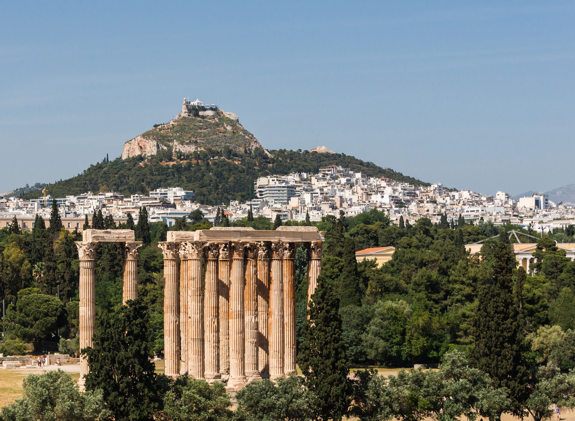 From the Temple of Olympian Zeus to the Lycabettus hill, as see…
