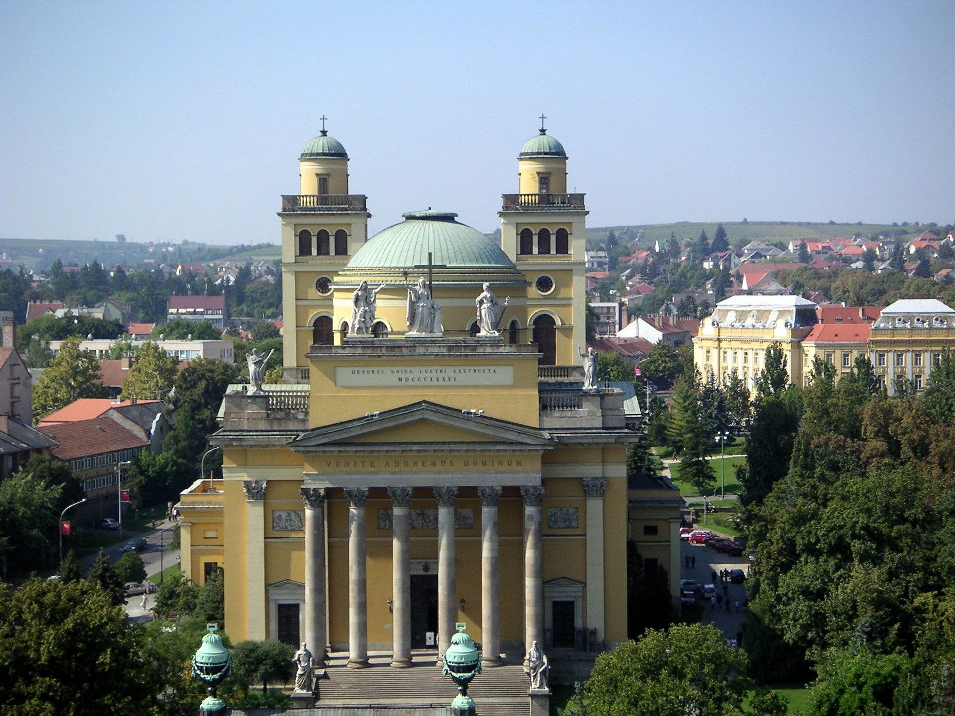 The Basilica of Eger, Hungary.