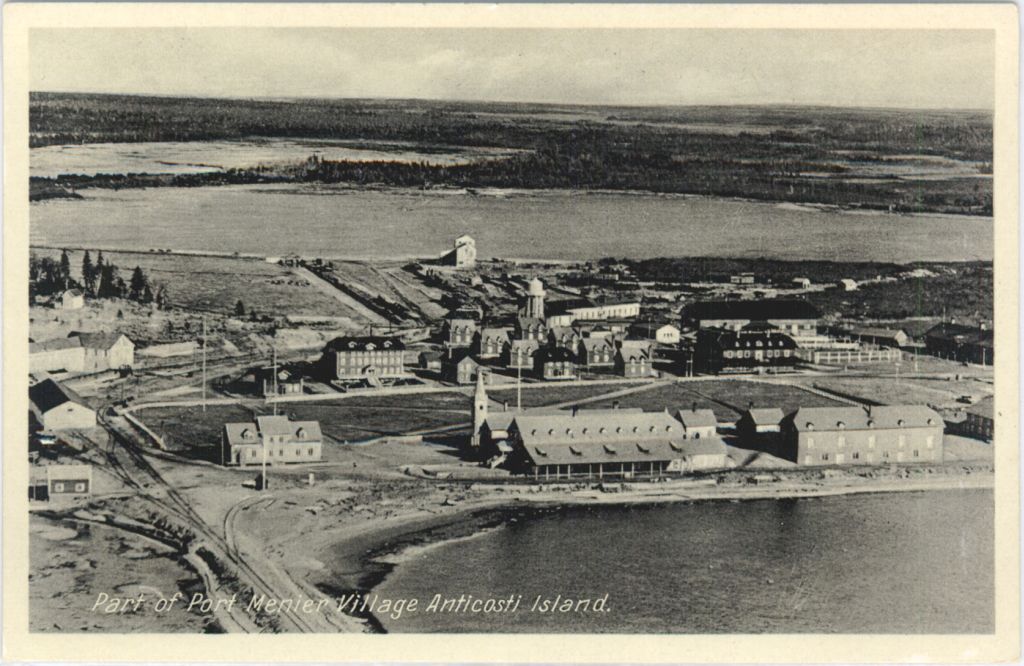 Part of Port Menier Village, Anticosti Island, carte postale, V…