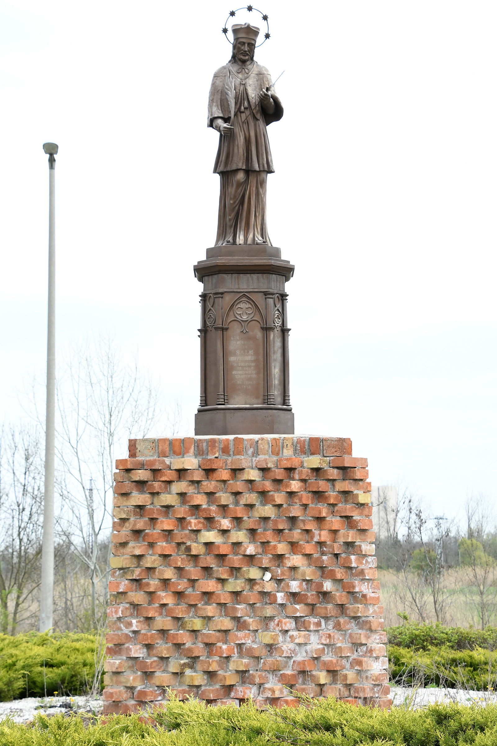 Statue of Saint John of Nepomuk in Hódmezővásárhely, Hungary