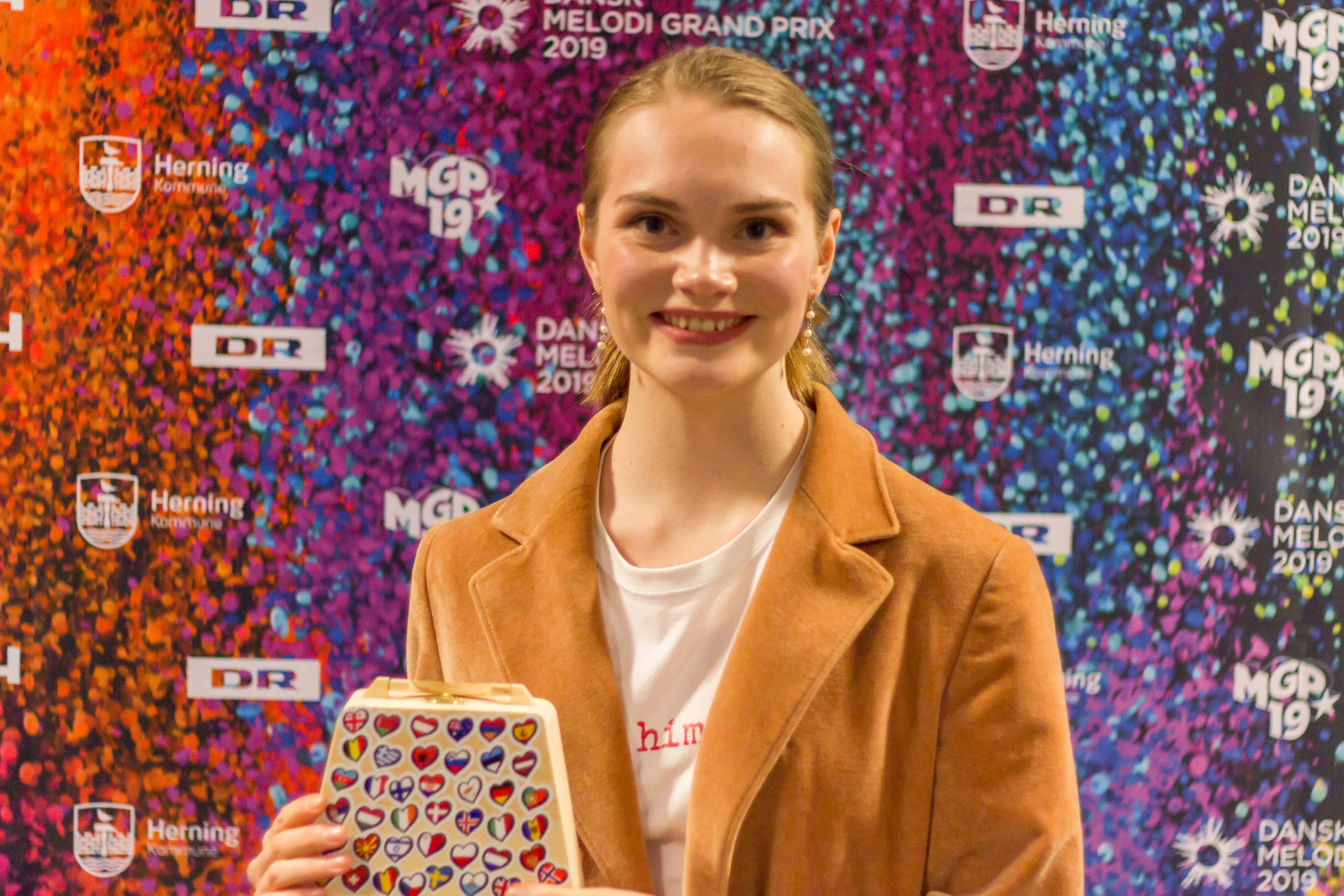 Leonora Colmor Jepsen at the Danish Melodi Grand Prix 2019.