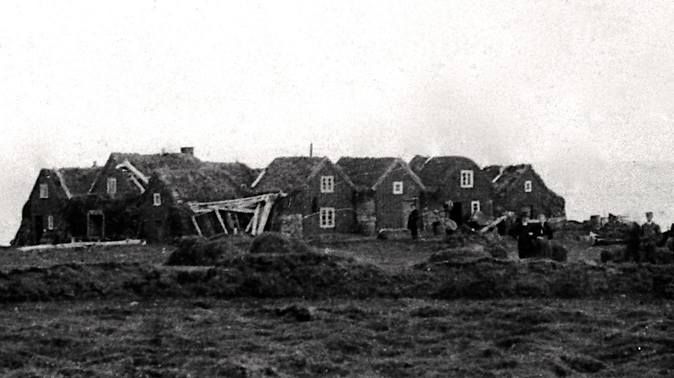 The oldest torf house at Bakkafjörður