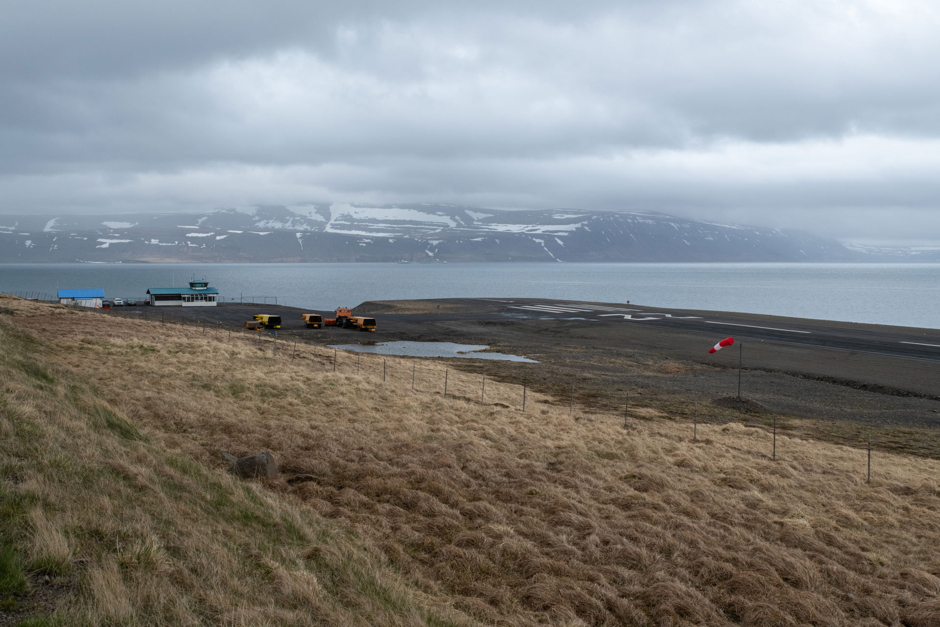 Runway 22 of Bíldudalur Airport