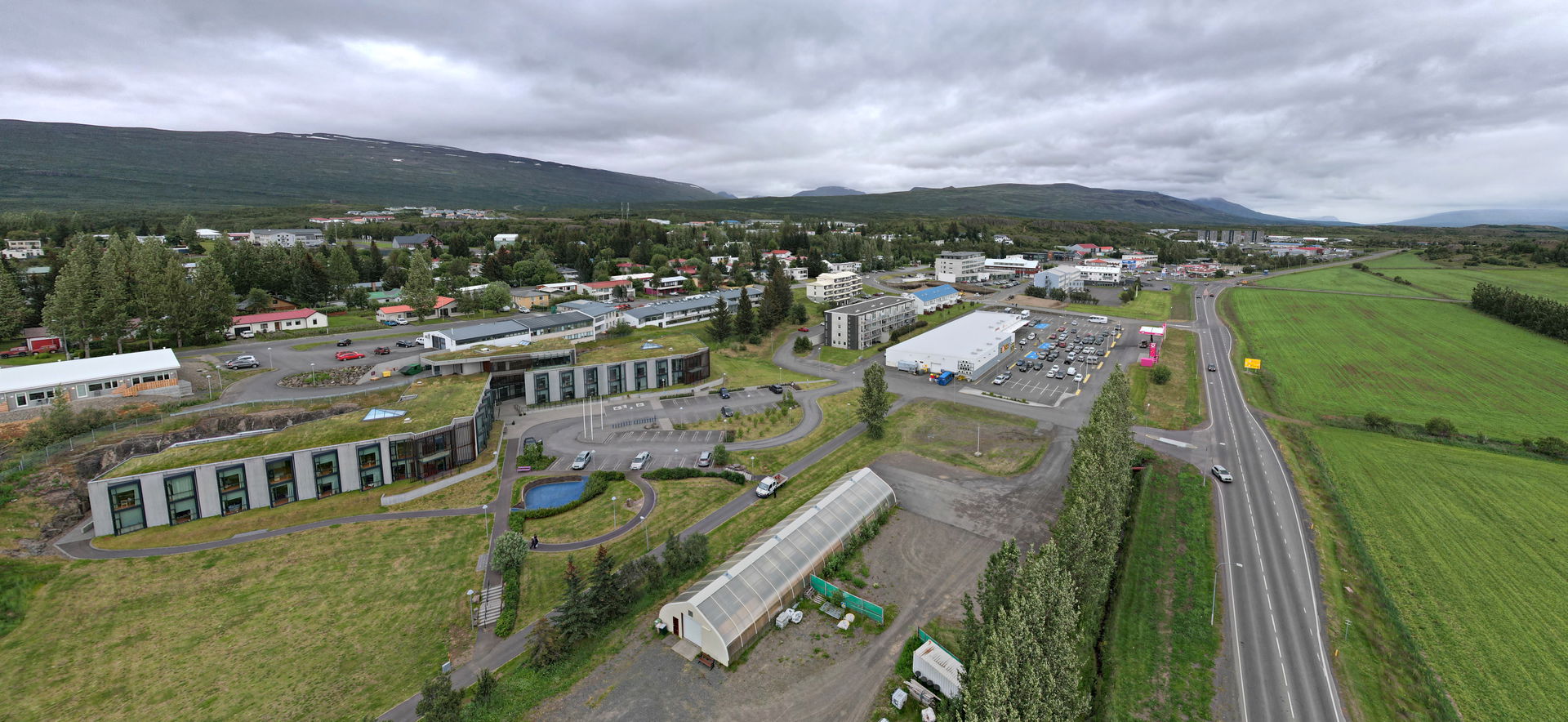 Egilsstaðir aerial photograph