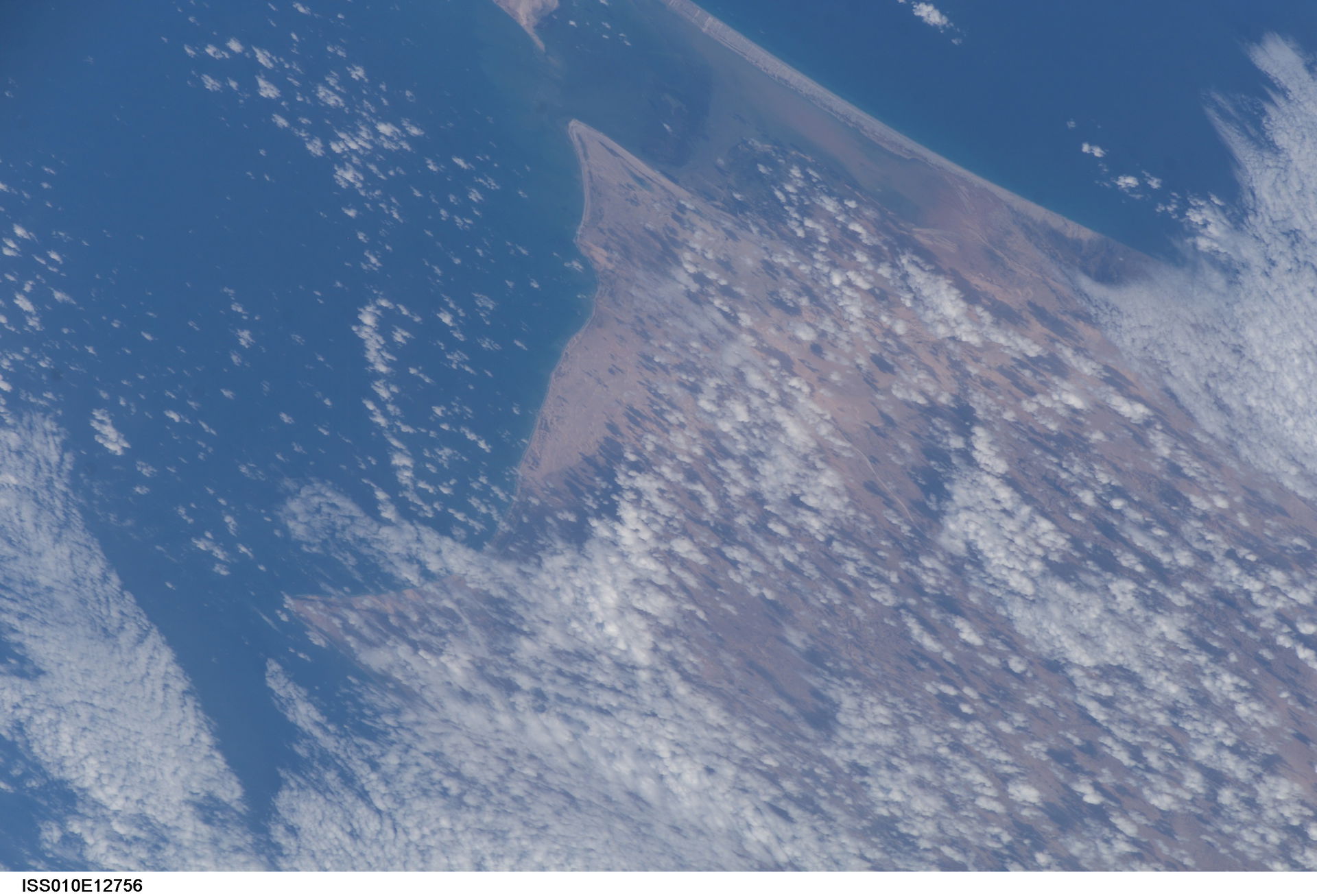 View of Somalia taken during ISS Expedition 10.