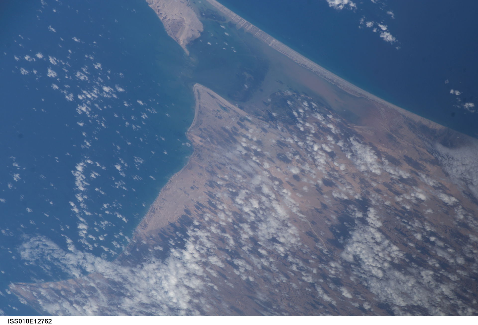 View of Somalia taken during ISS Expedition 10.