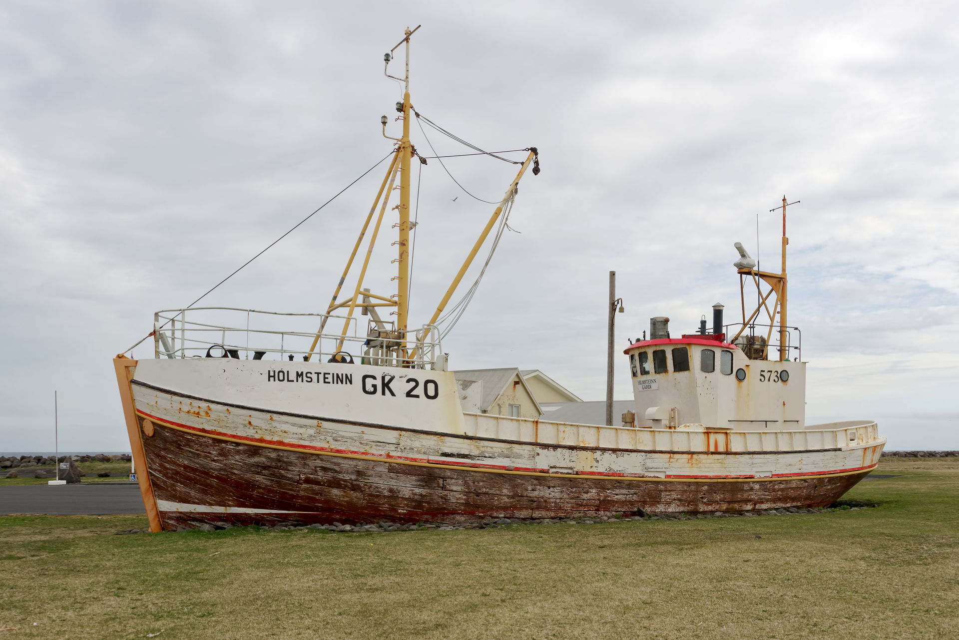 Hólmsteinn GK 20 in Garður, Iceland