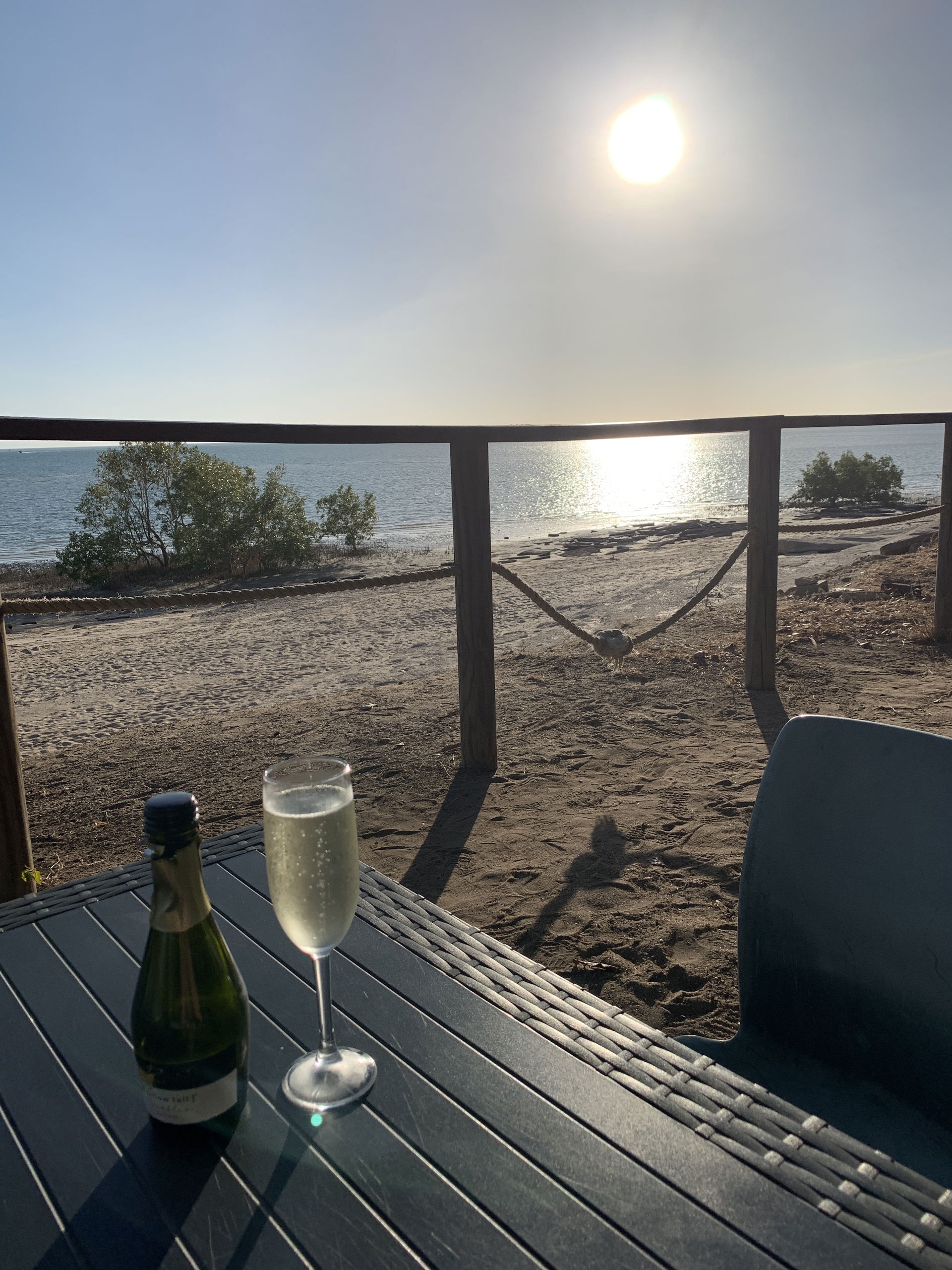 Sunset over the Gulf of Carpentaria at Karumba Beach, 2019