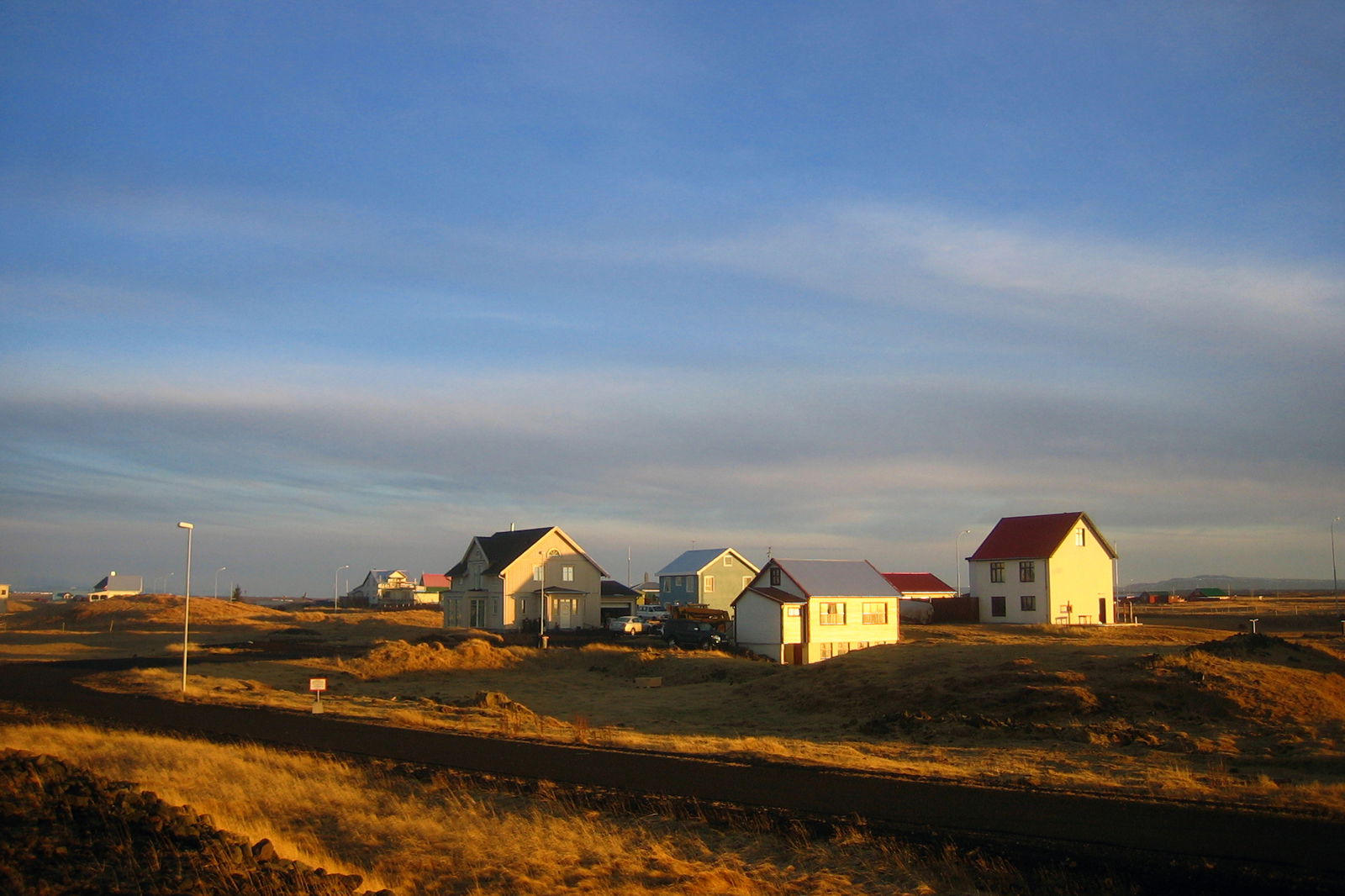 A tiny town ? village even ? on the Reykjavik peninsula.